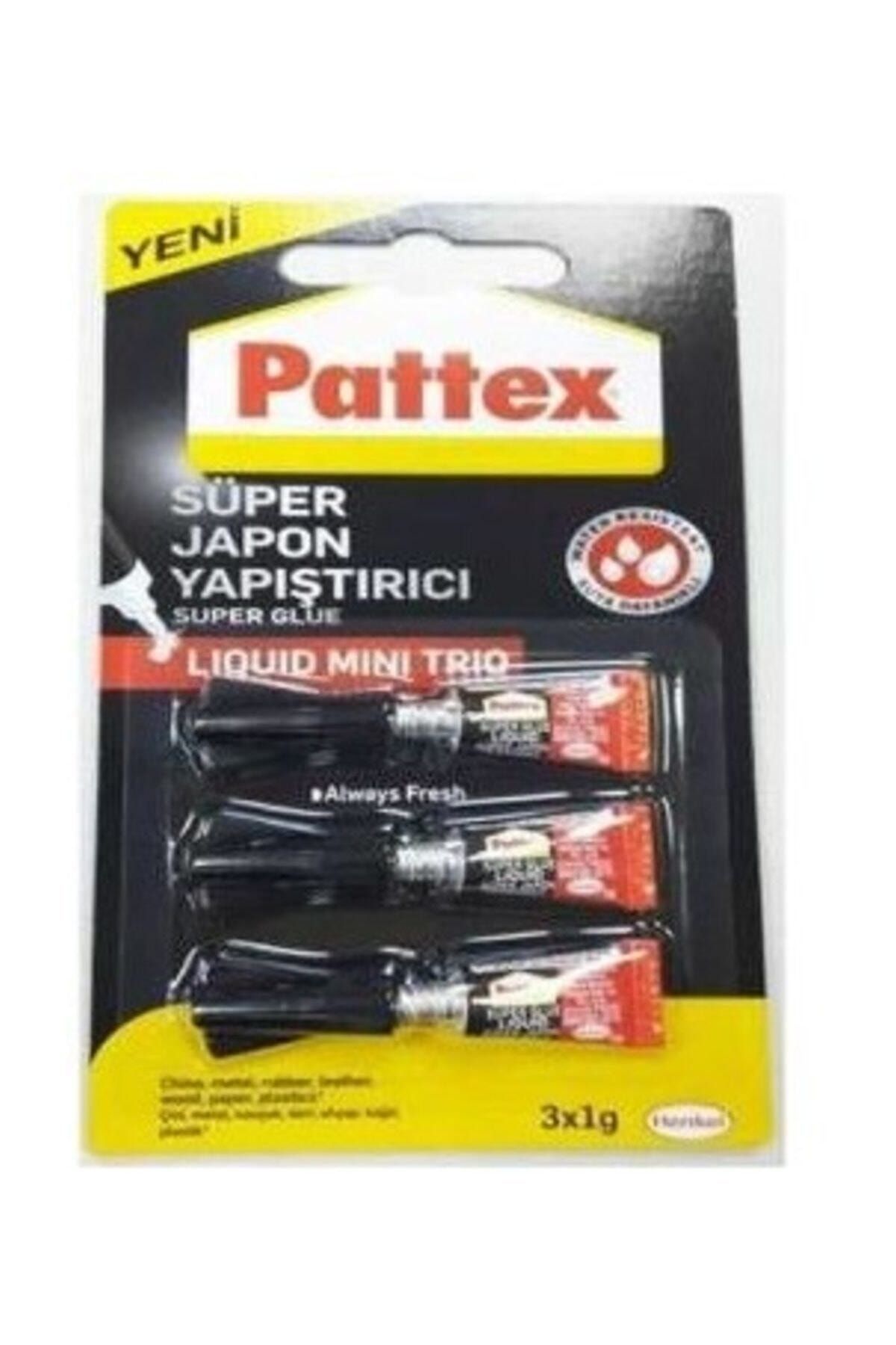 Genel Markalar Süper Mini Japon Yapıştırıcı Pattex 3x1Gr