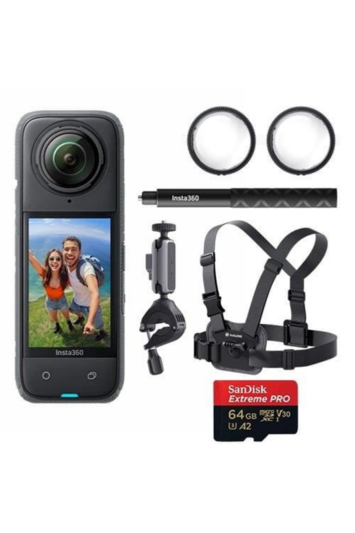 X4 Aksiyon Kamerası - Bisiklet Kiti