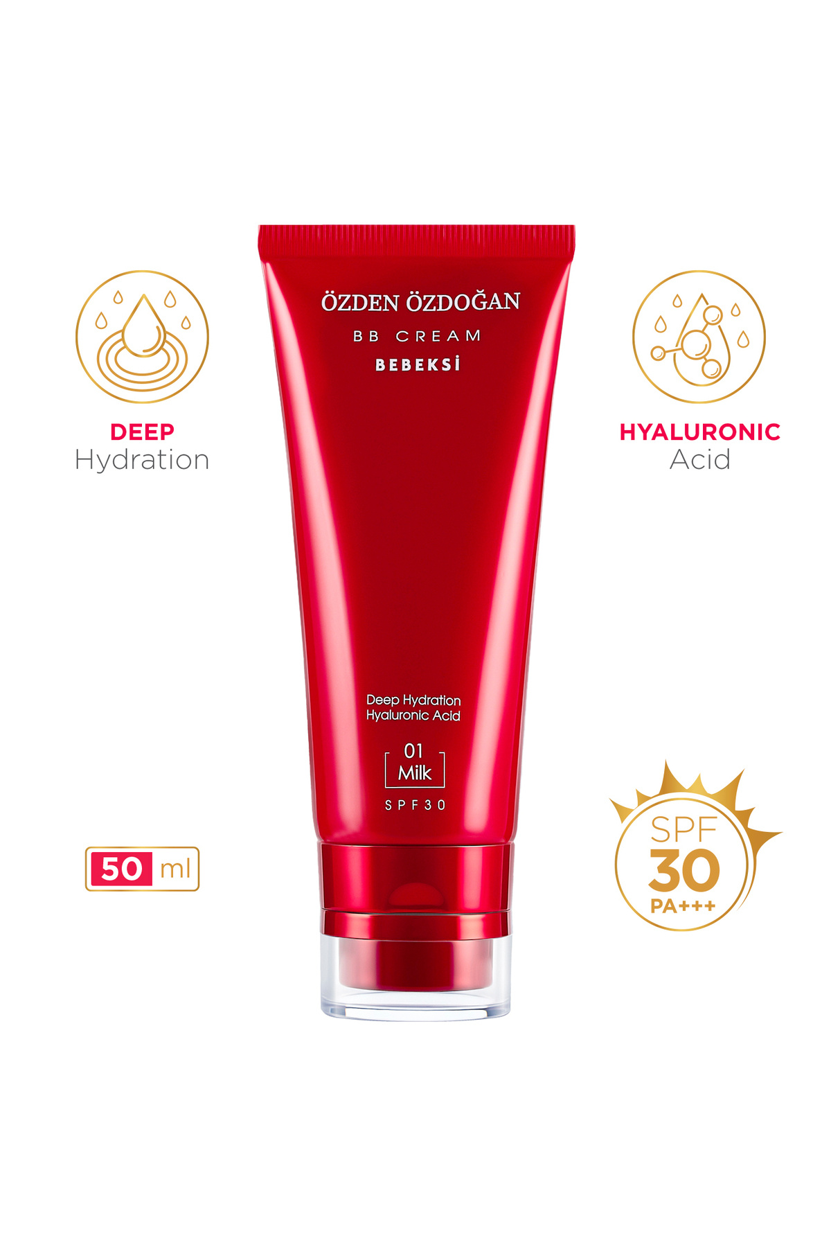 Özden Özdogan Bb Krem Bebeksi Milk 01 Spf 30 (50ML) - 0-1 Yaş Bebekler İçin