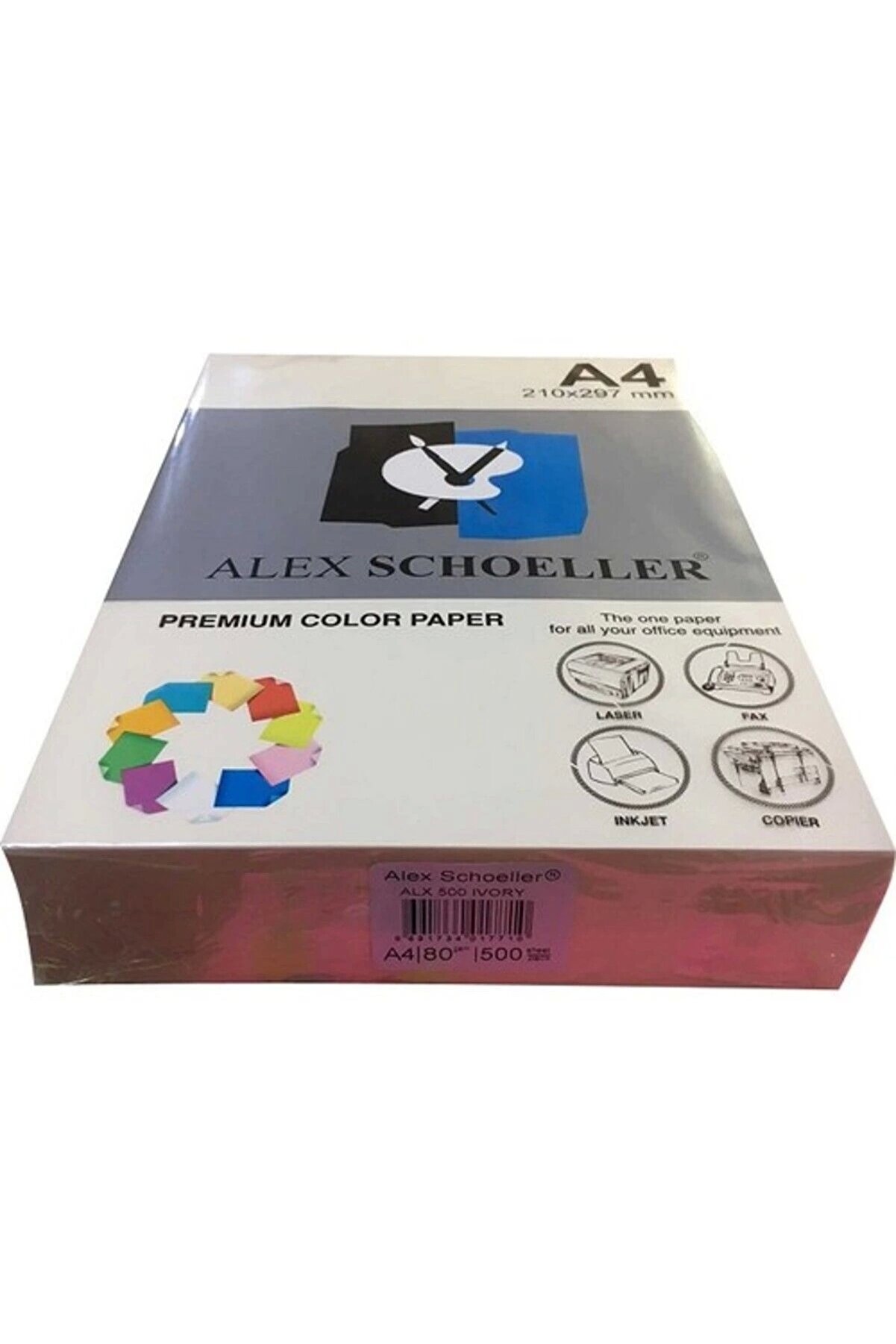 ALEX PREMIUM COLOR A4 KAĞIT (FİL DİŞİ ŞAMPANYA) (500'LÜ)I (80GR) (210*297)