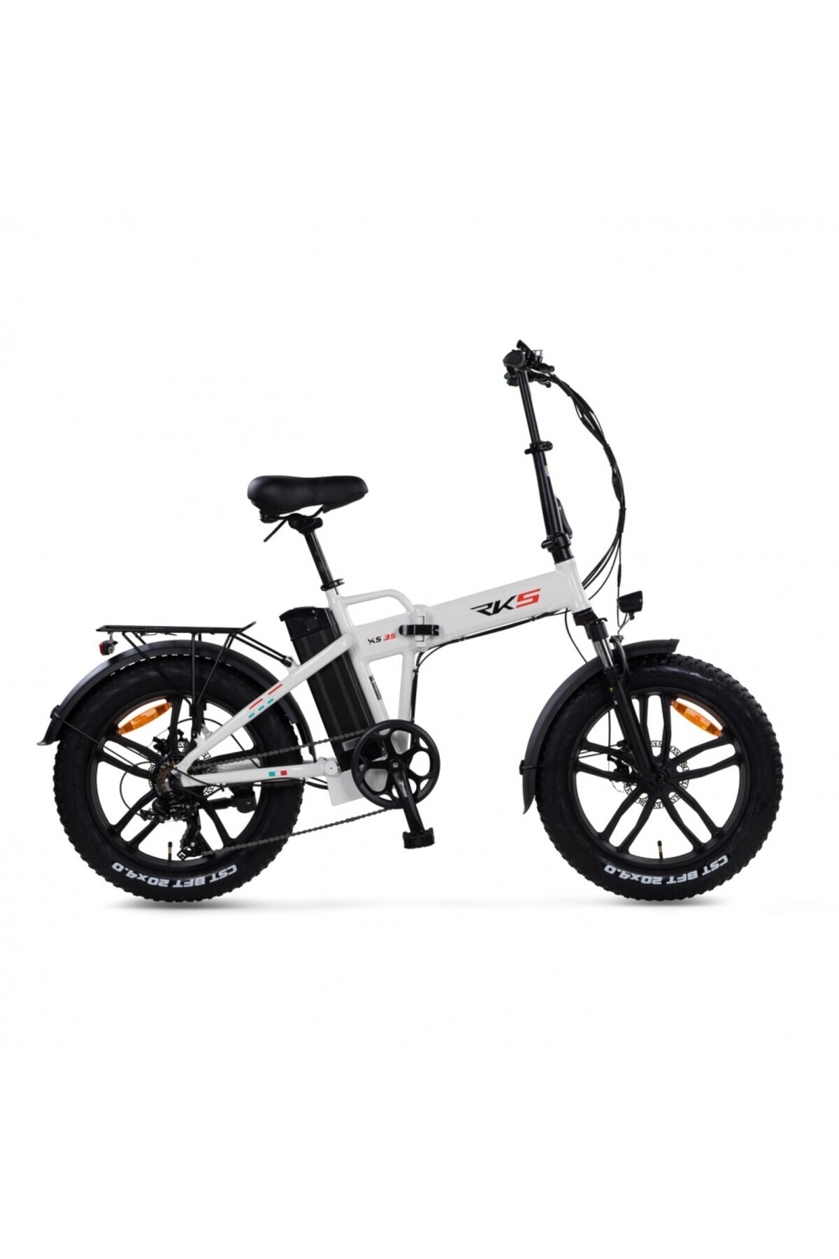 RKS XS35 Katlanır Elektrikli Bisiklet Beyaz - Şehirde Serbestlik