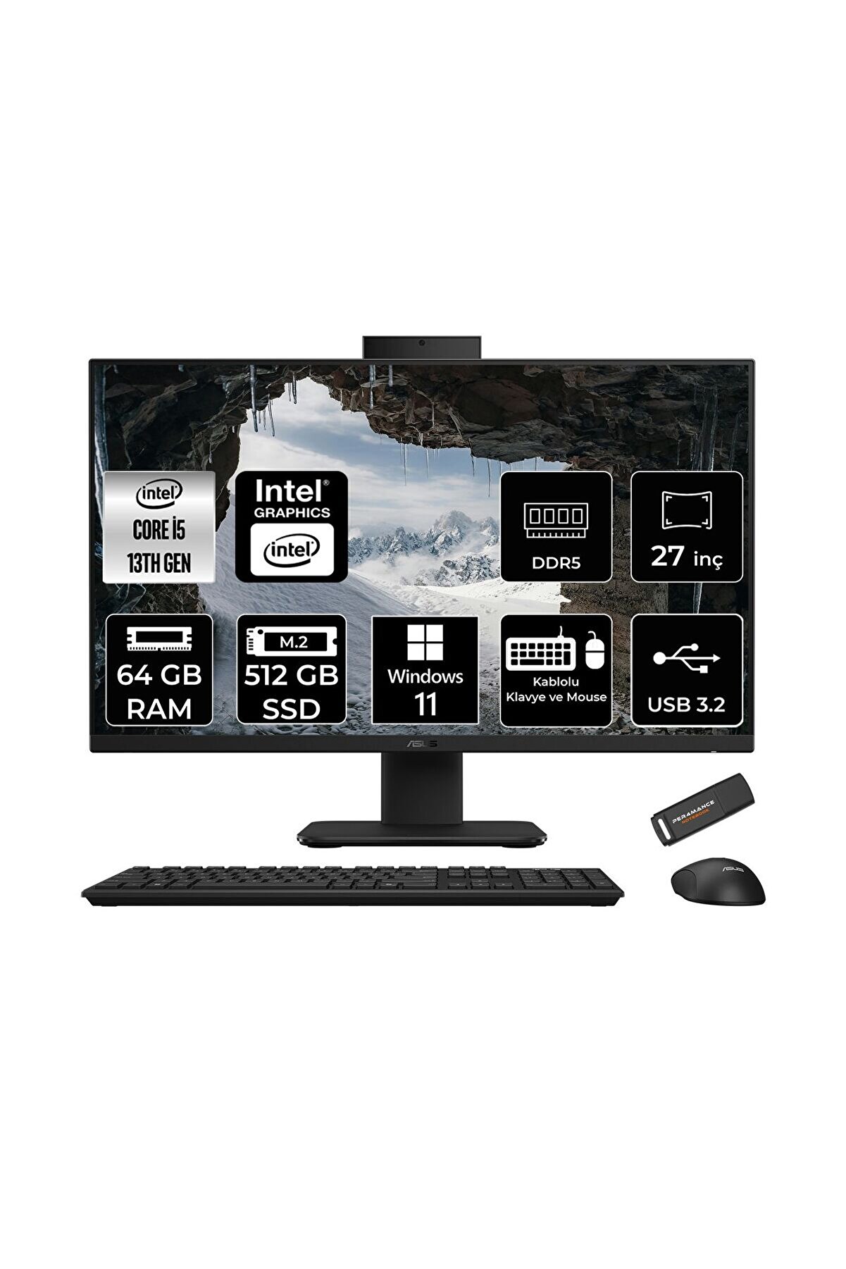 V470 i5 13420H 64GB 512GB SSD 27