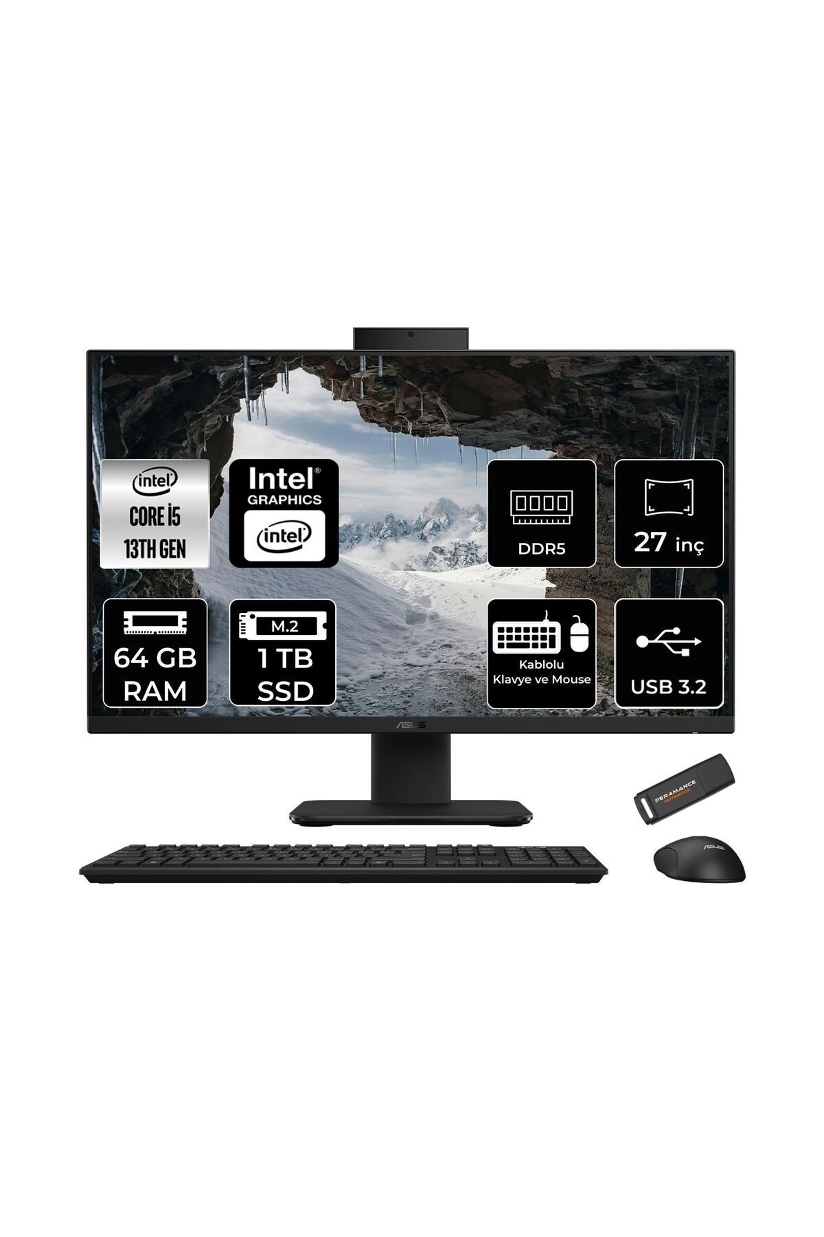 V470 i5 13420H 64GB 1TB SSD 27