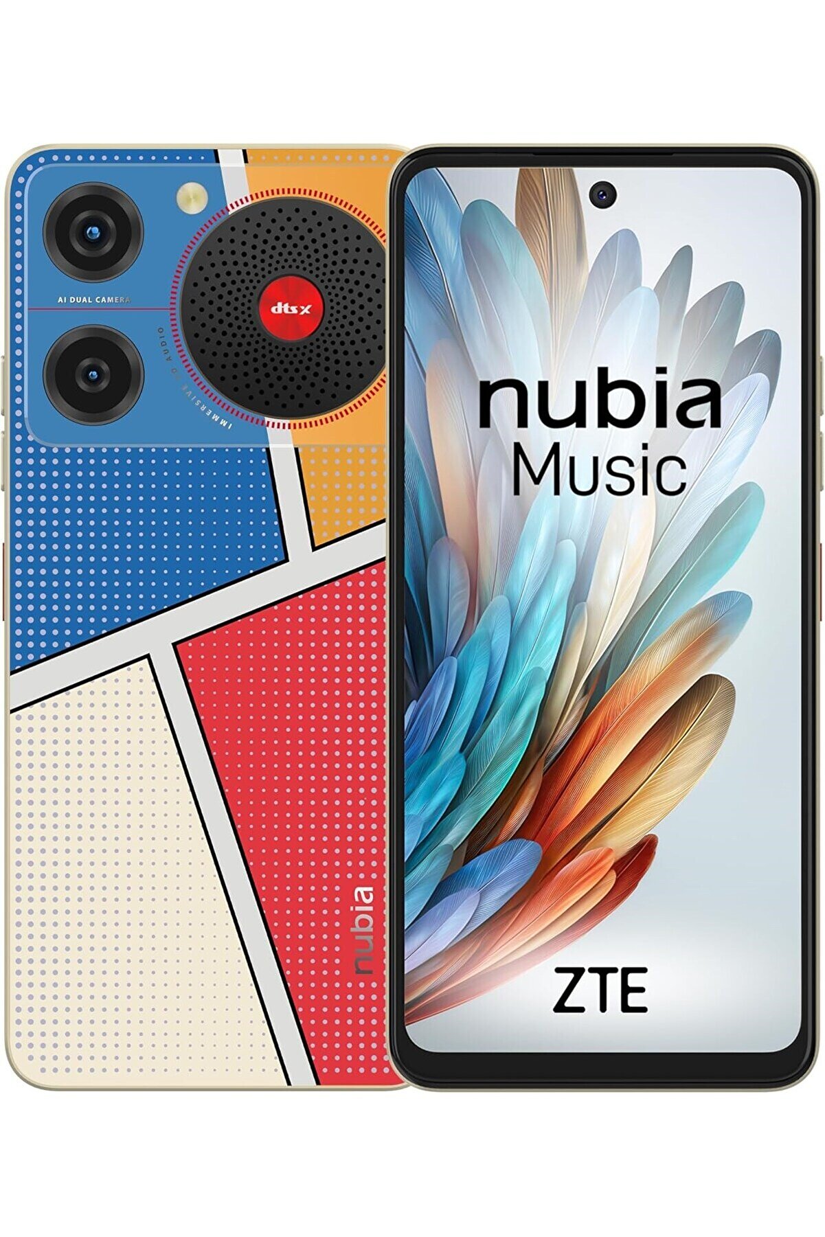 Zte Music 4gb Ram 4gb Sanal Ram 128gb Popart Nfc