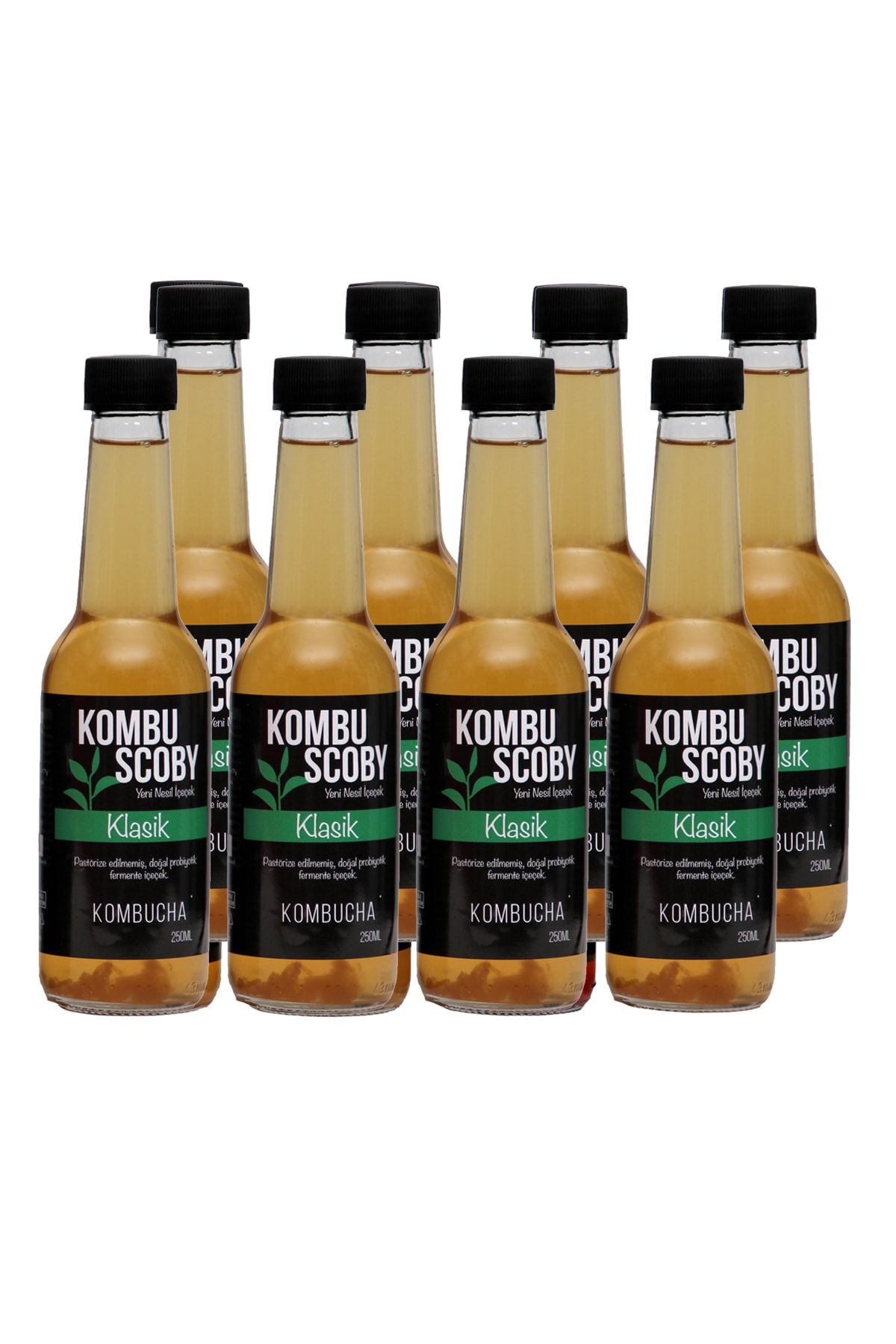 KombuScoby Kombucha Klasik - Kombu Çayı 8 Adet X 250 ml