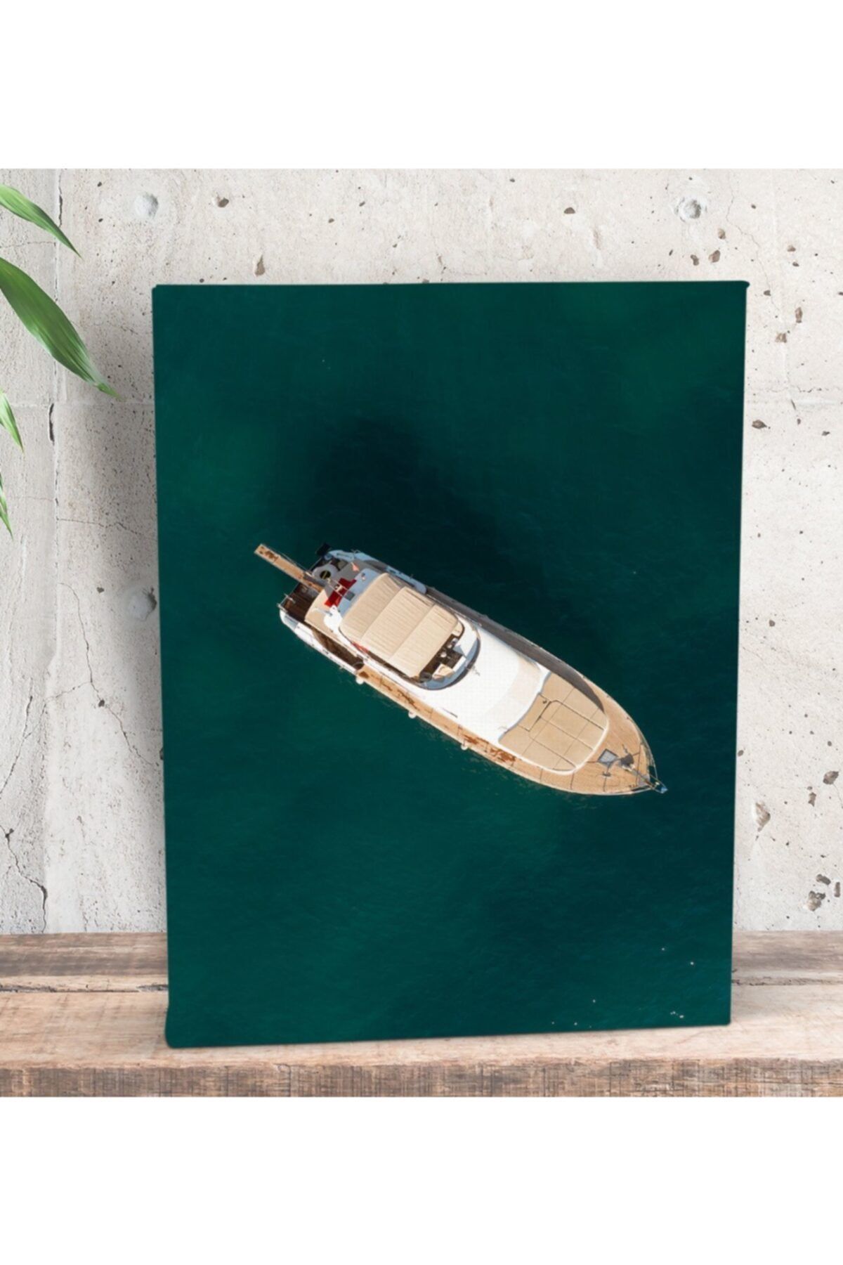 Bk Gift Gift Gemi Tasarımlı Dekoratif Mini Kanvas Tablo 15x20 cm-6
