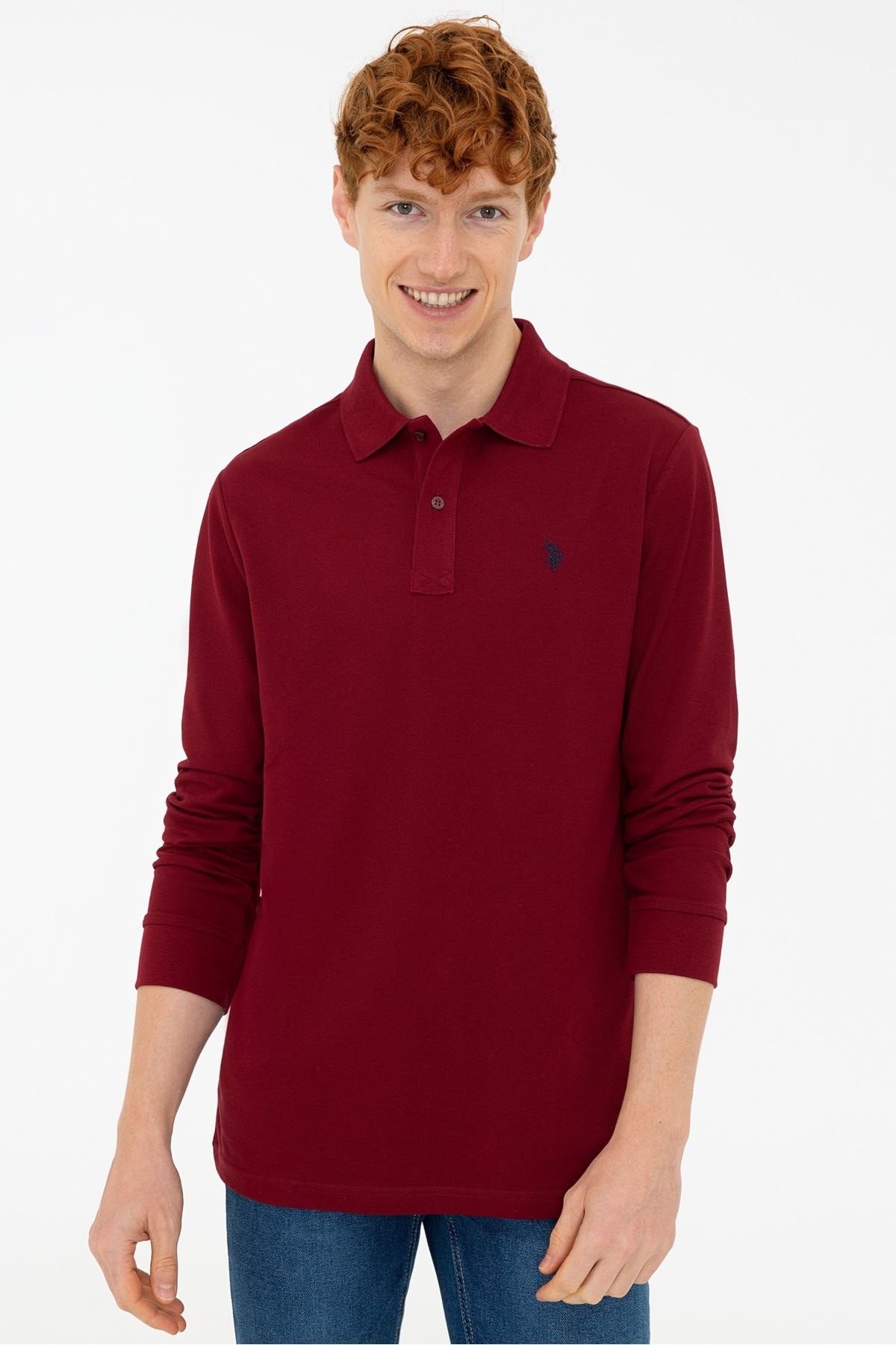 U.S. Polo Assn. Kırmızı Erkek Sweatshirt