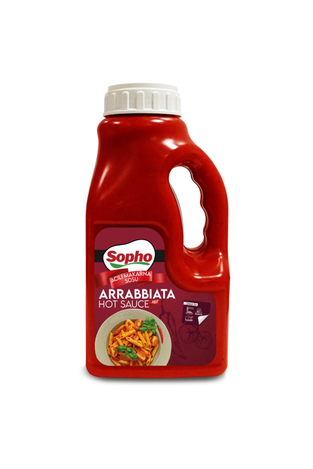 Sopho Arrabbiata Sauce 2100 gr (ACILI MAKARNA SOSU)