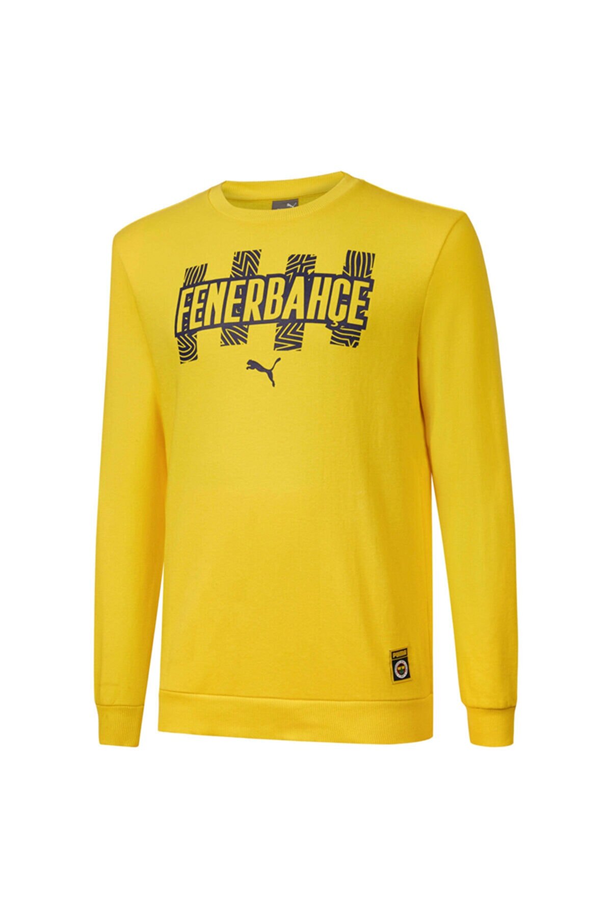 Fenerbahçe Fenerbahçe Sk Futbolcore Erkek Sarı Sweatshirt (767023-01)