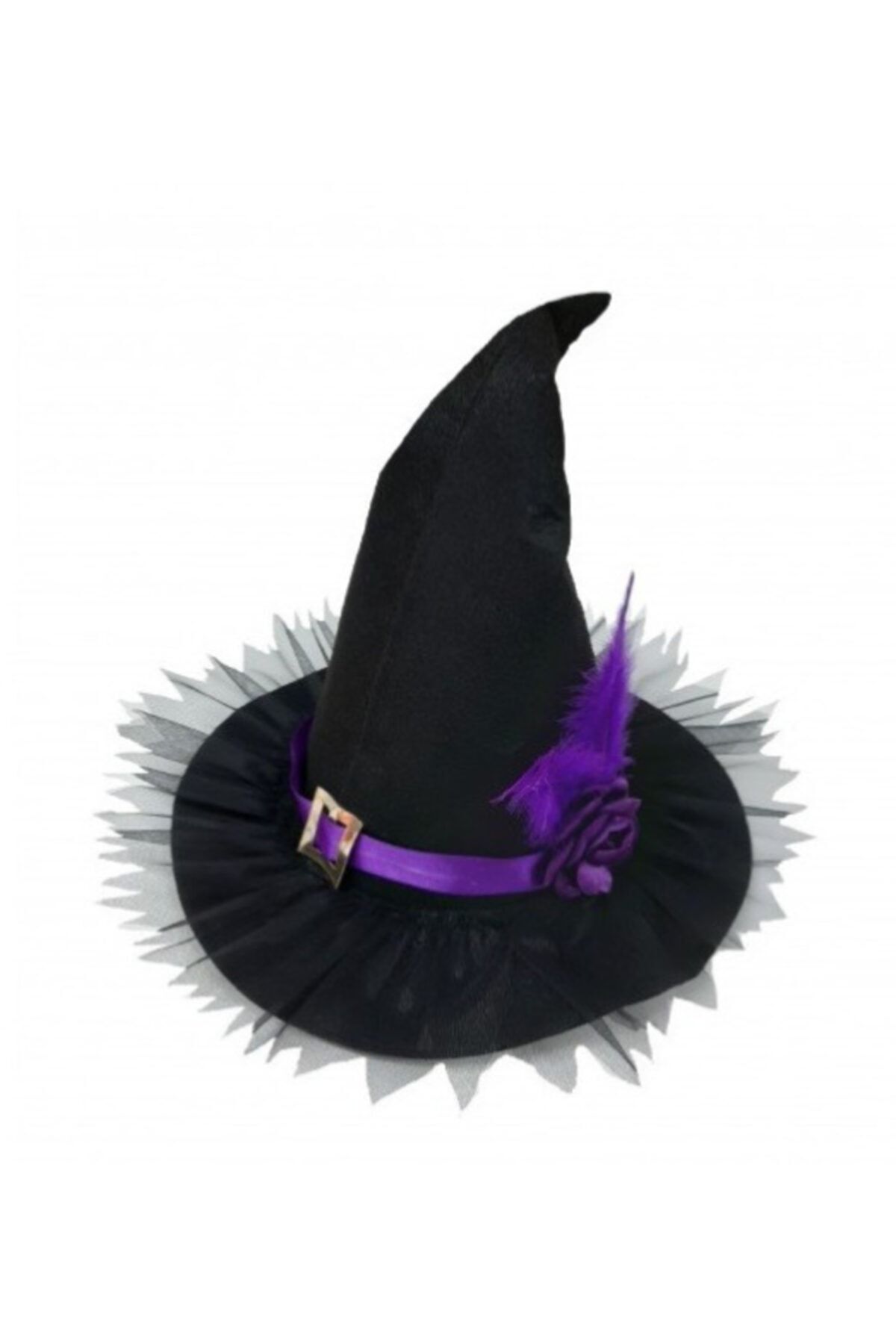 KOSTÜMCE Cadı Şapkası Yetişkin Lüx Model