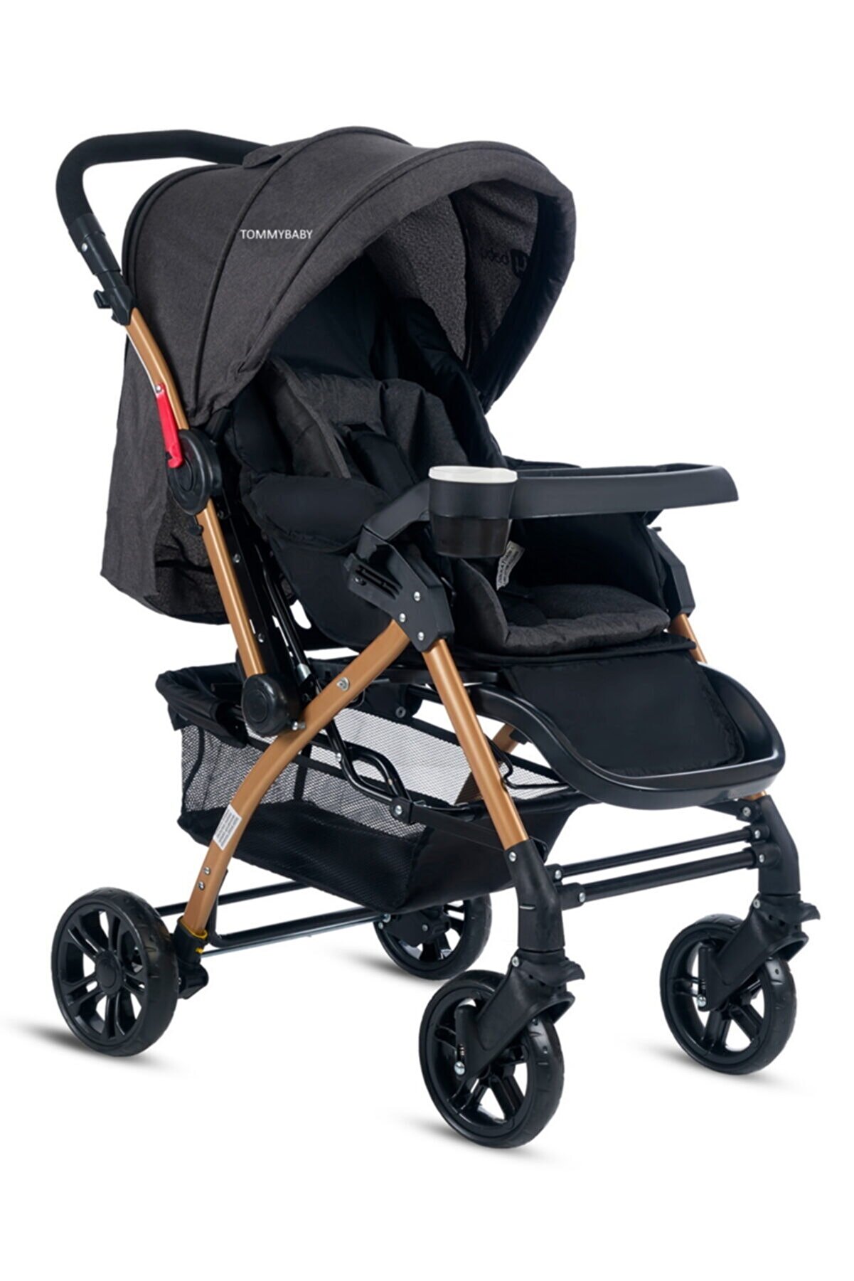 Tommybaby Siyah Eagle Gold Alüminyum Lüx Çift Yön Bebek Arabası Fiyatı
