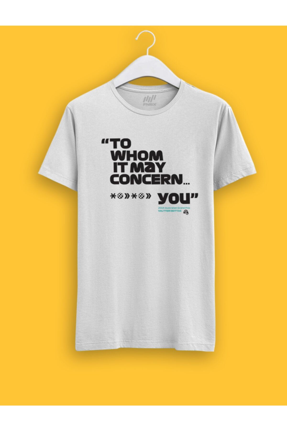 FANBOX SHOP Unisex Valtteri Bottas 2019 Avustralya Gp T-shirt