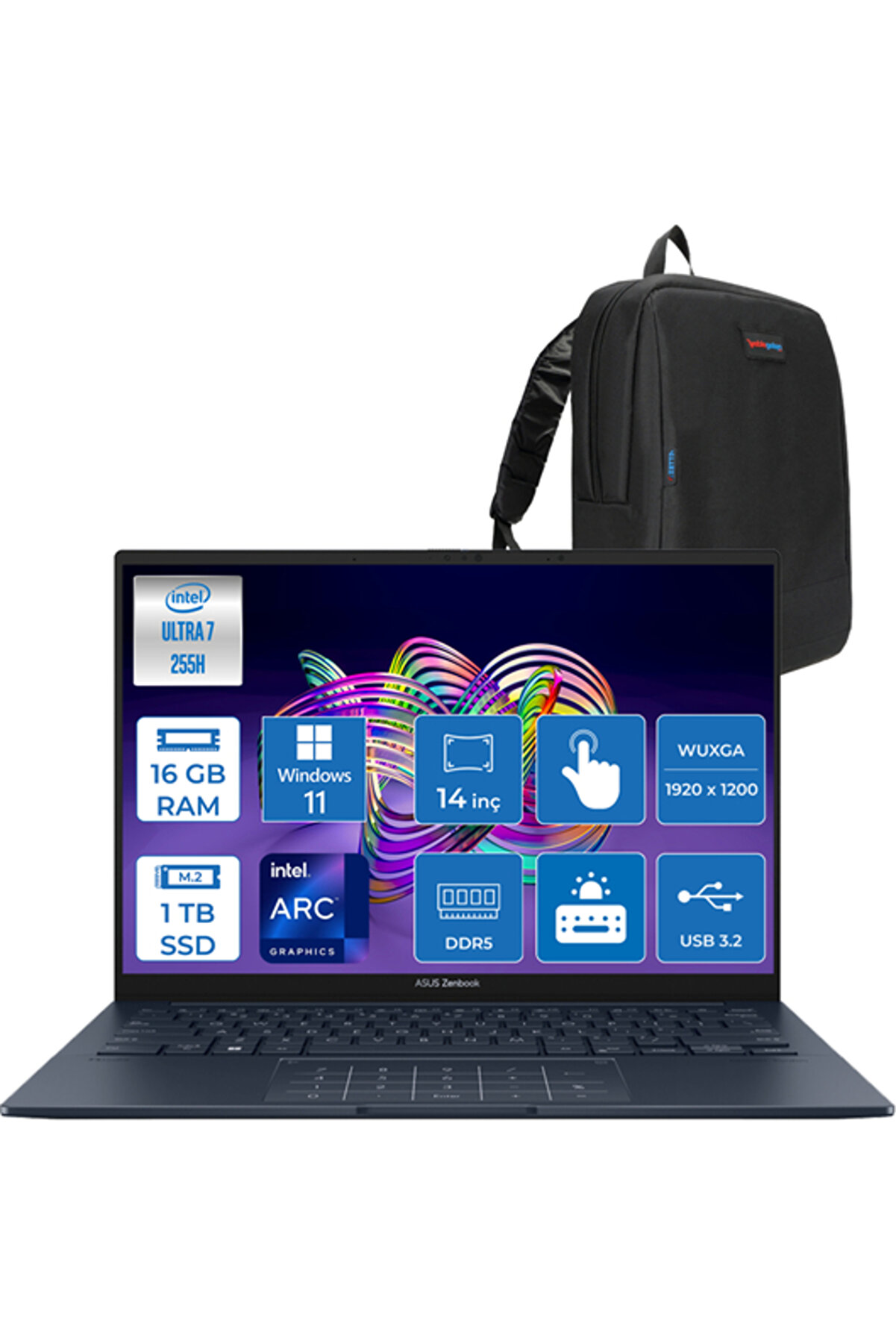 Zenbook 14 Ultra 7 255H 16GB 1tb SSD 14.0