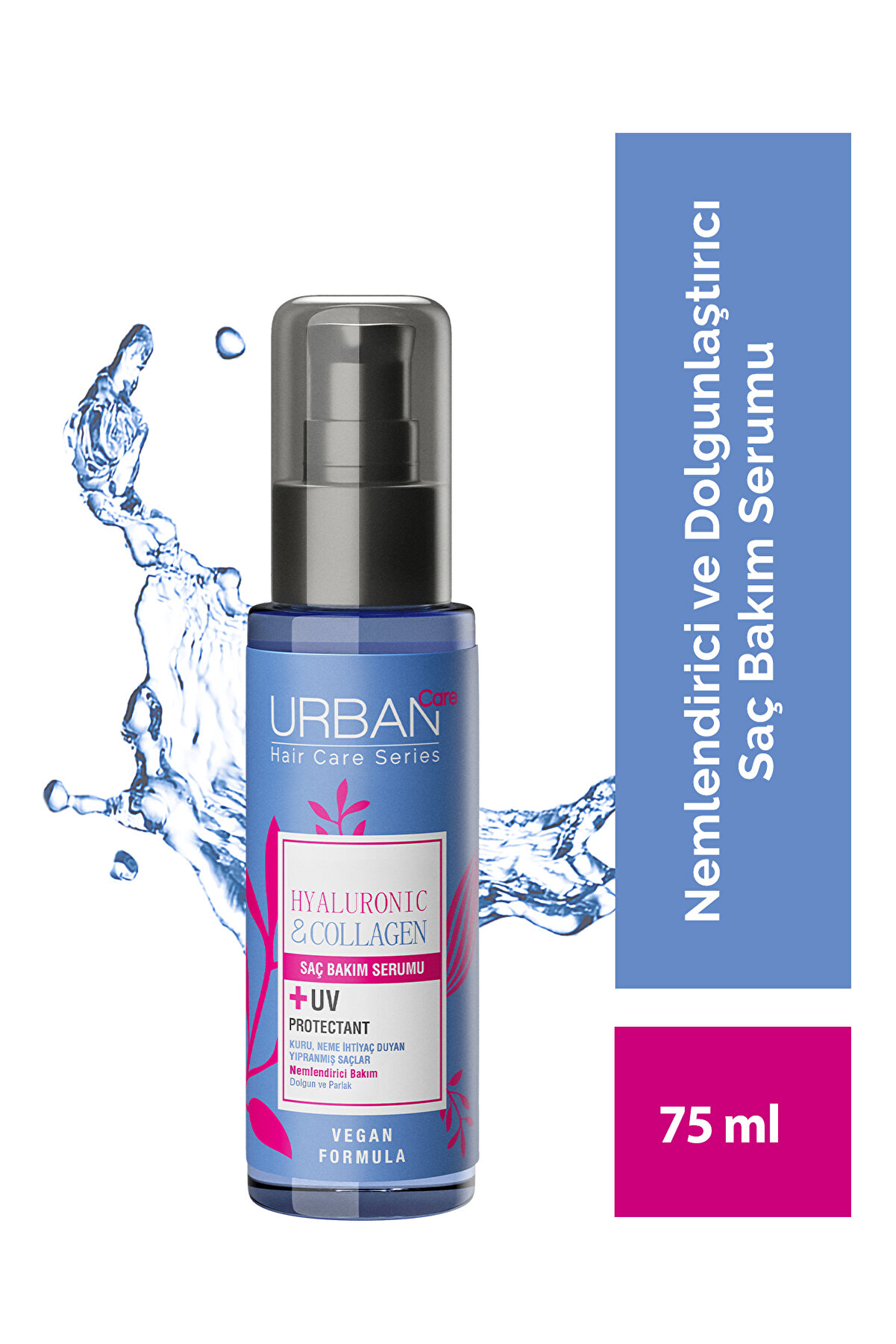 Urban Care Hyaluronik Kolajen Serumu - Kuru Saçlara Özel UV Koruma