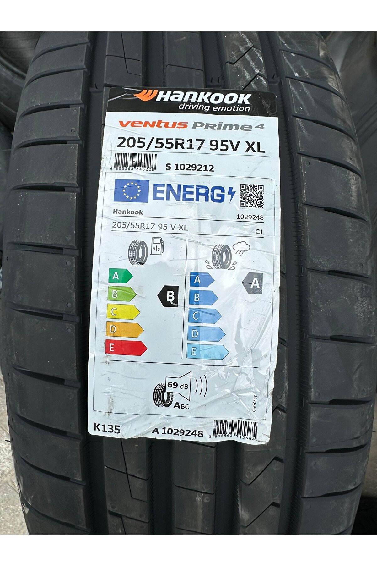 205/55R17 95V XL VENTUS PRİME 4 K135 2025