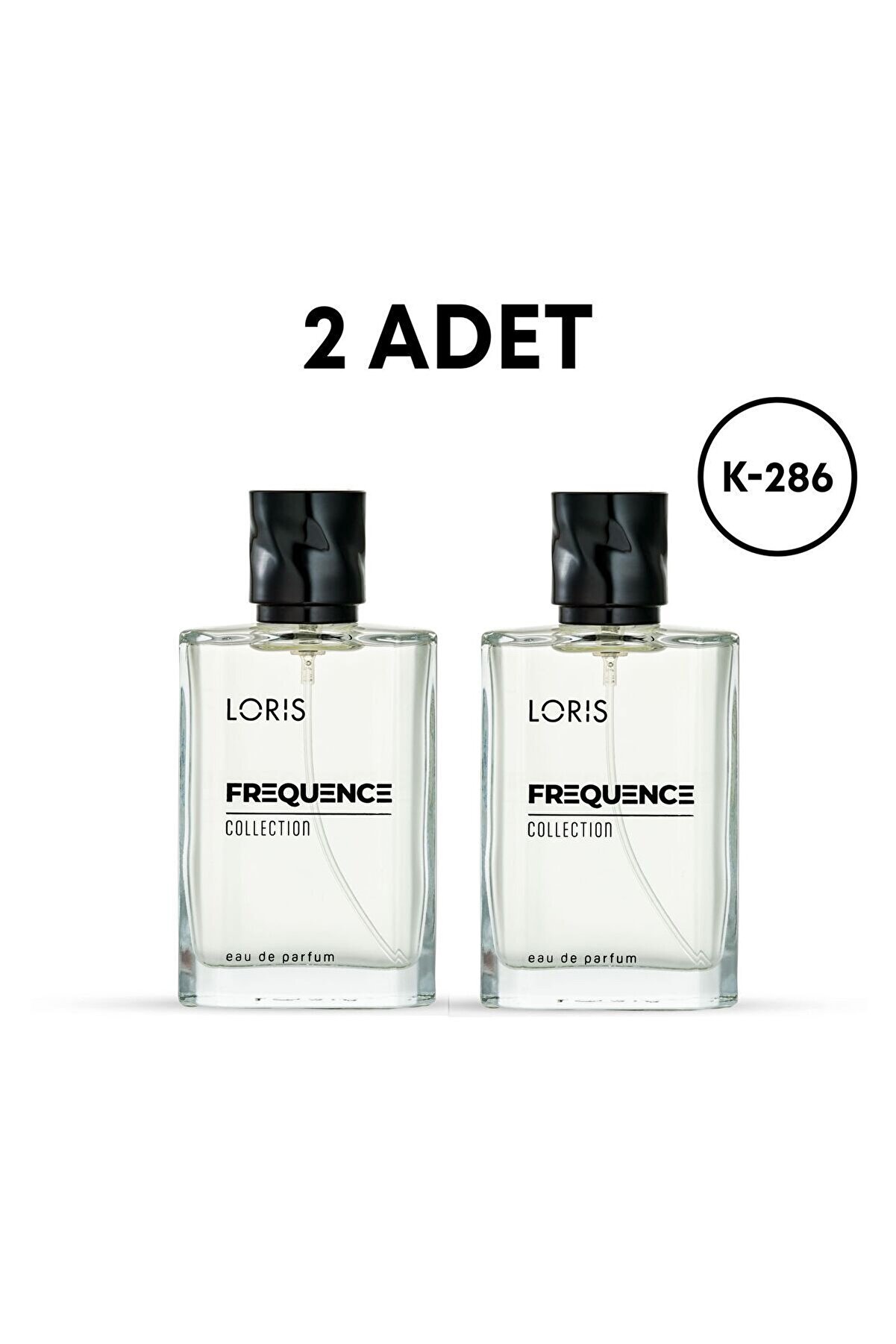 Loris K-286 Frequence Kadın Parfüm 50 ml 2'li Set