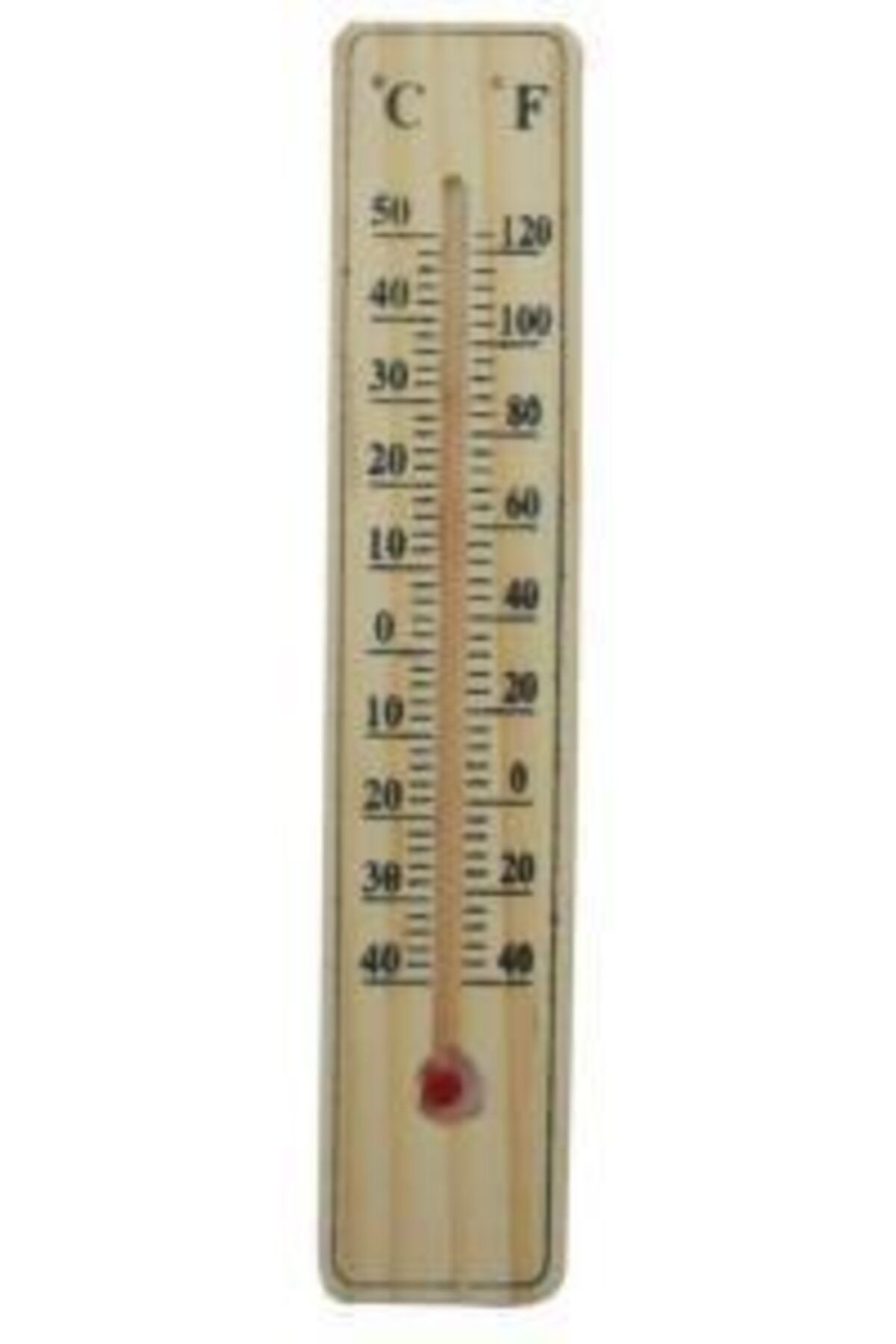 FırsatVar Bebek Çocuk Odası Isı Ölçer Ahşap Termometre Sıcaklık Ölçer