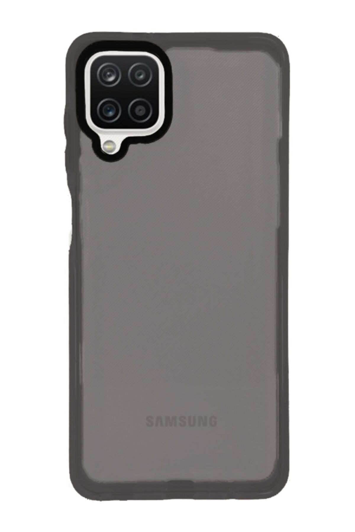 Mobilcadde Eiroo Jelly Samsung Galaxy A12 / M12 Siyah Silikon Kılıf