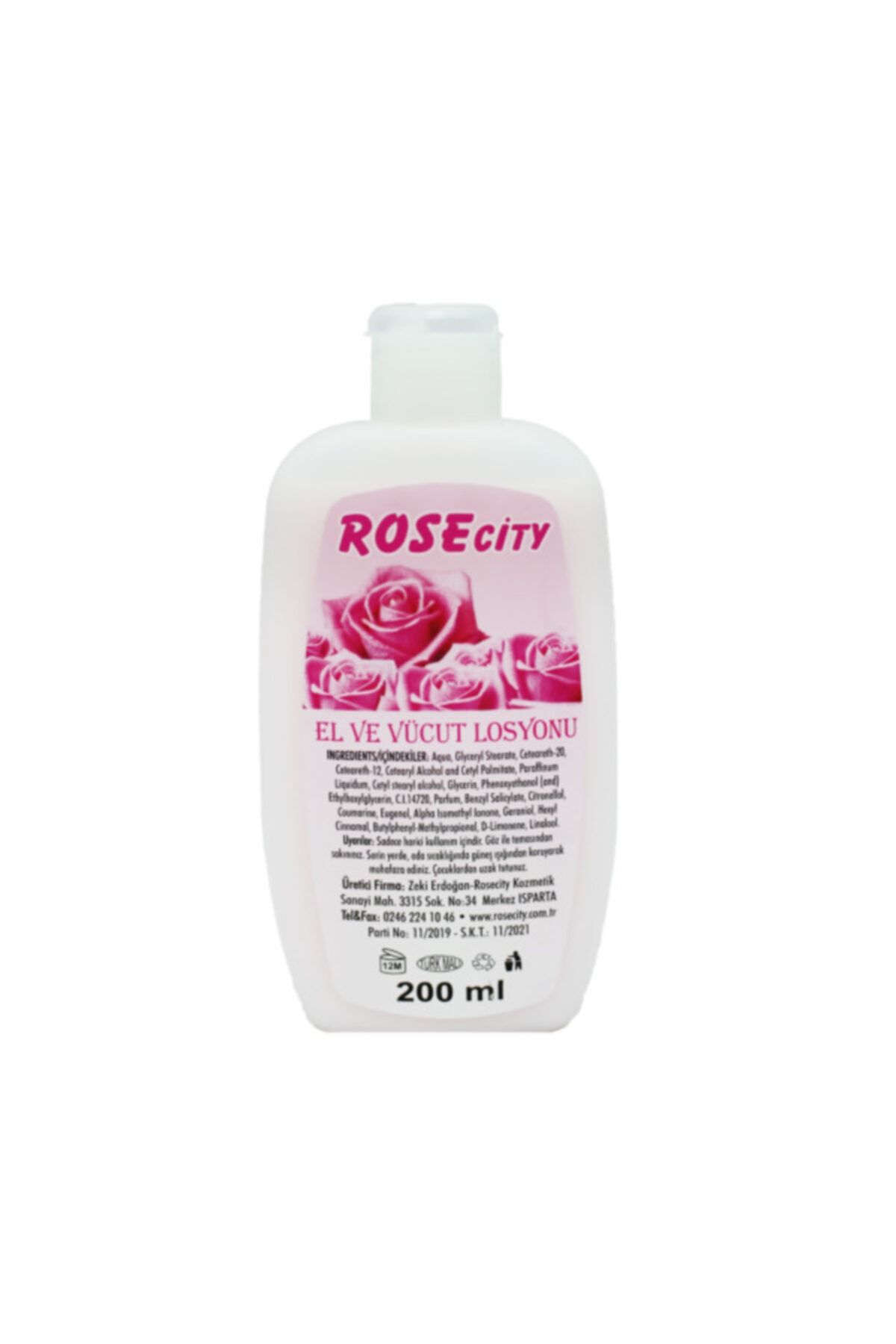 rosecity Gül Losyonu El Ve Vücut Nemlendirici 200 ml