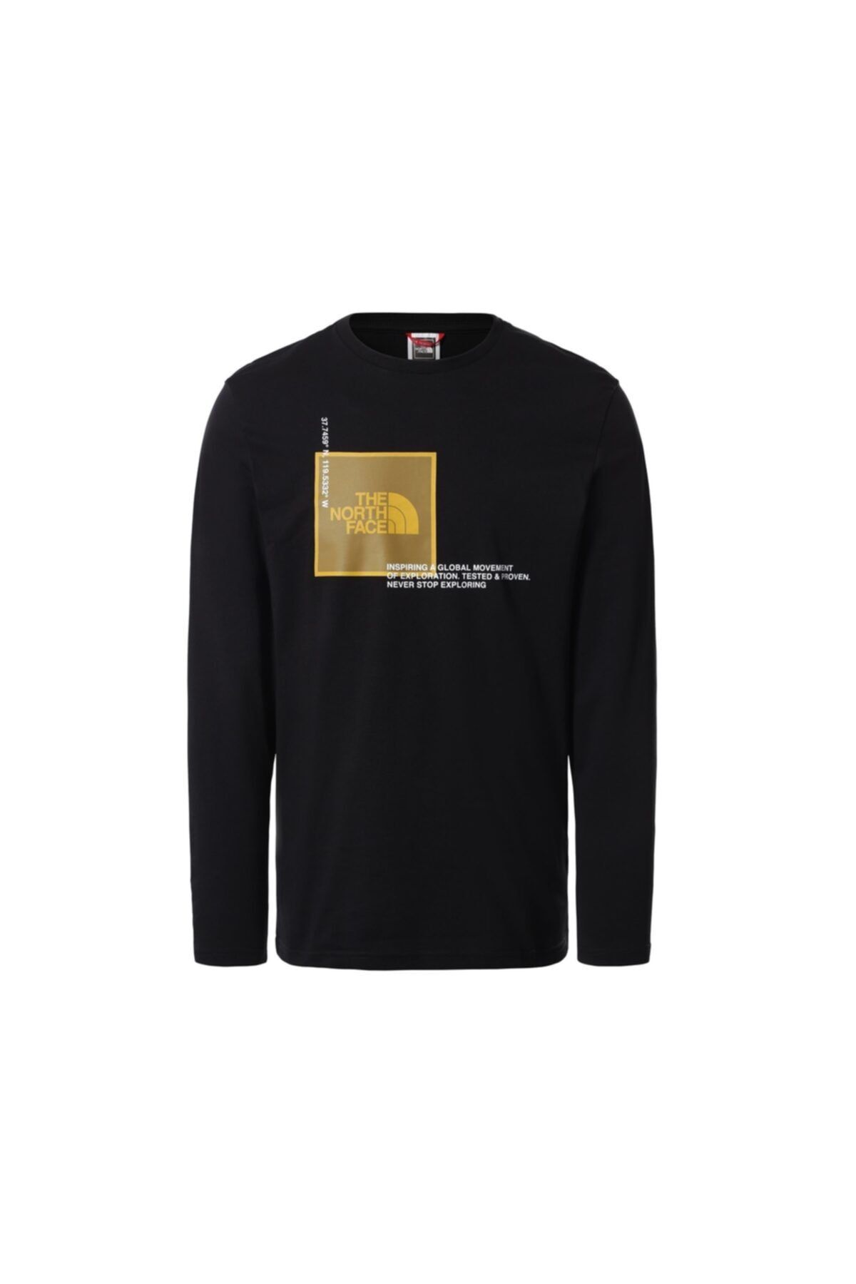 The North Face M Coord L/s Tee Erkek Outdoor Sweatshirts Nf0a5ıd5jk31 Siyah