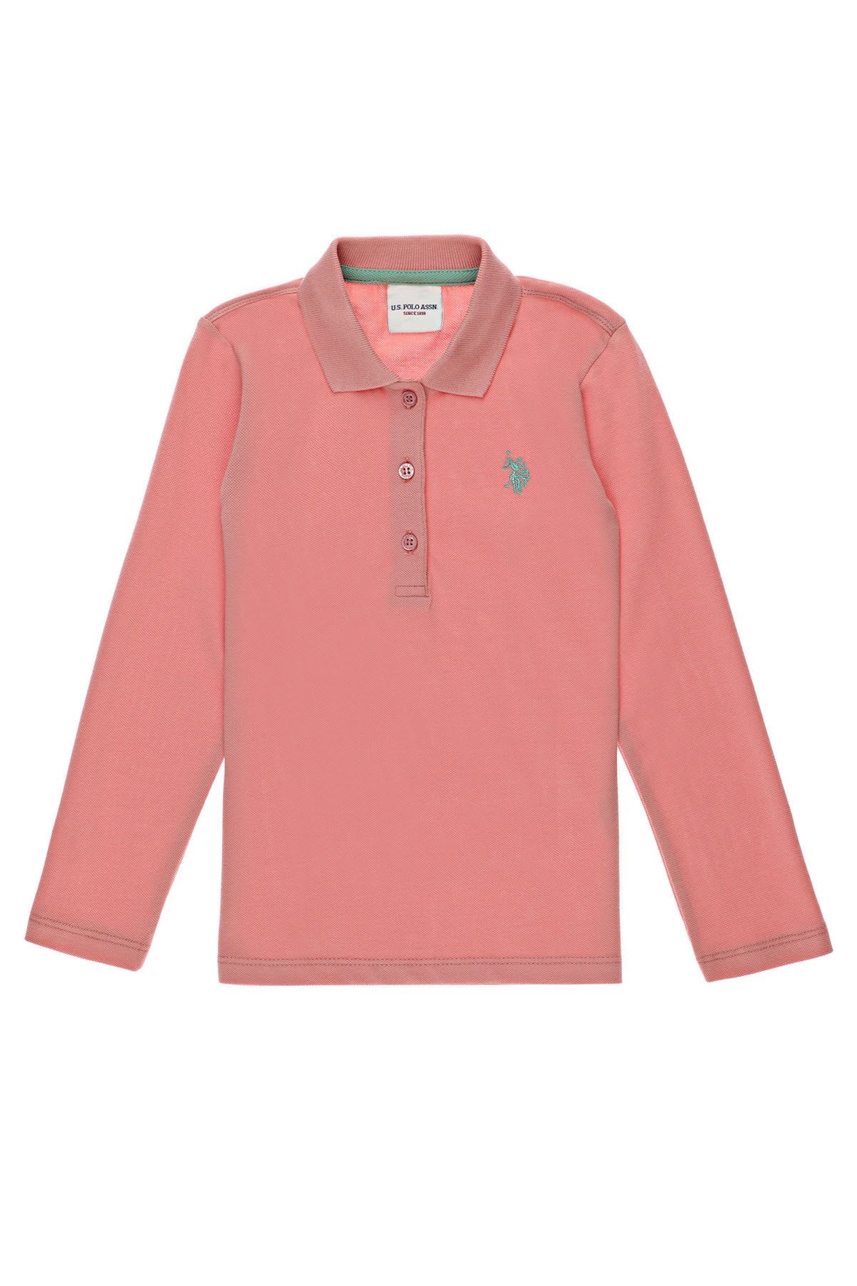 U.S. Polo Assn. Pembe Kız Çocuk Sweatshirt