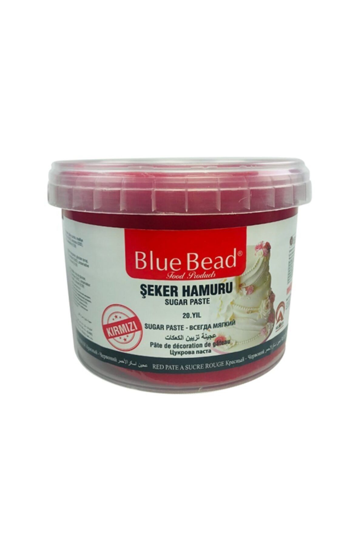 Blue Bead Kırmızı Şeker Hamuru 1 kg
