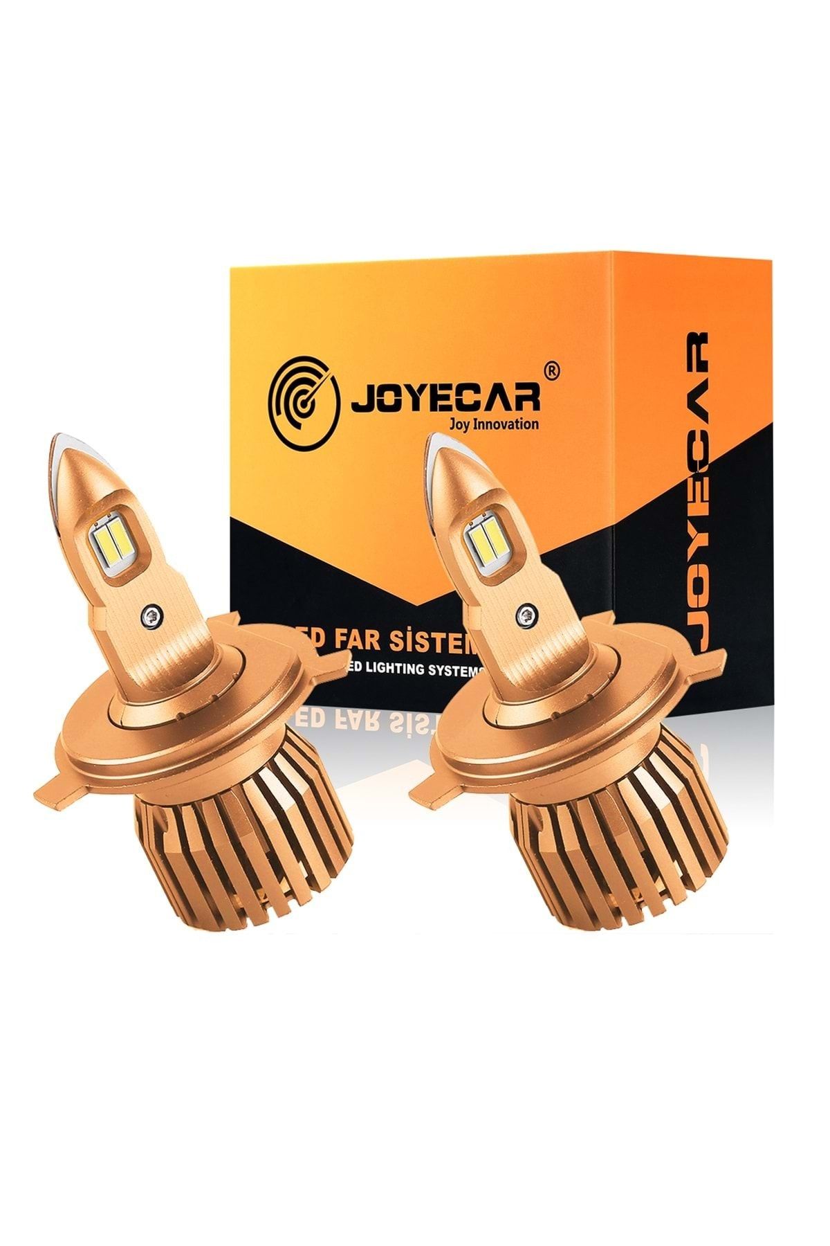 Joyecar F10 Kurşun Mini/slim Led Xenon Far Şimşek Etkili Csp Led | H4