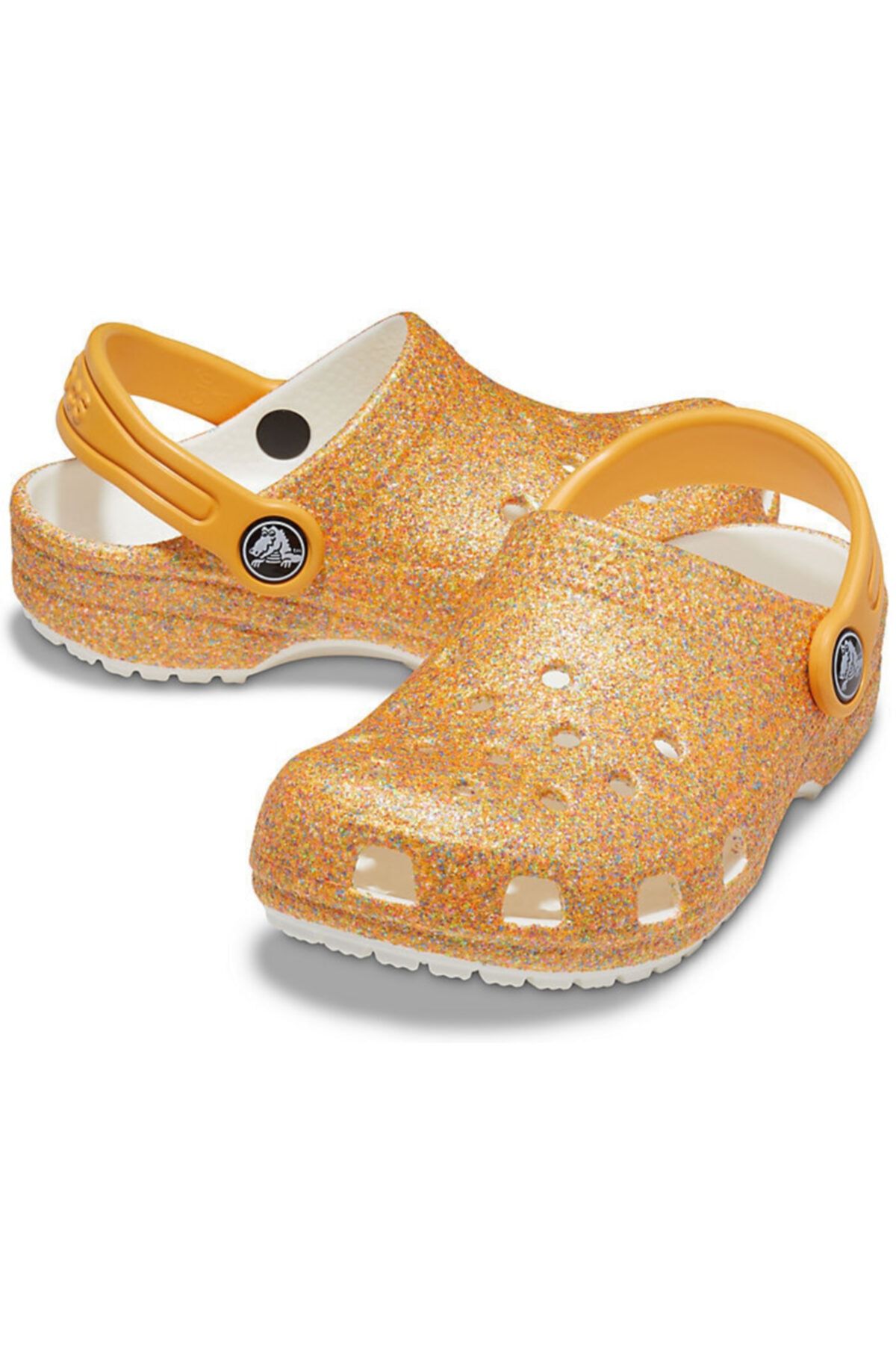 Crocs Classic Glitter Clog Parıltılı Orange Terlik
