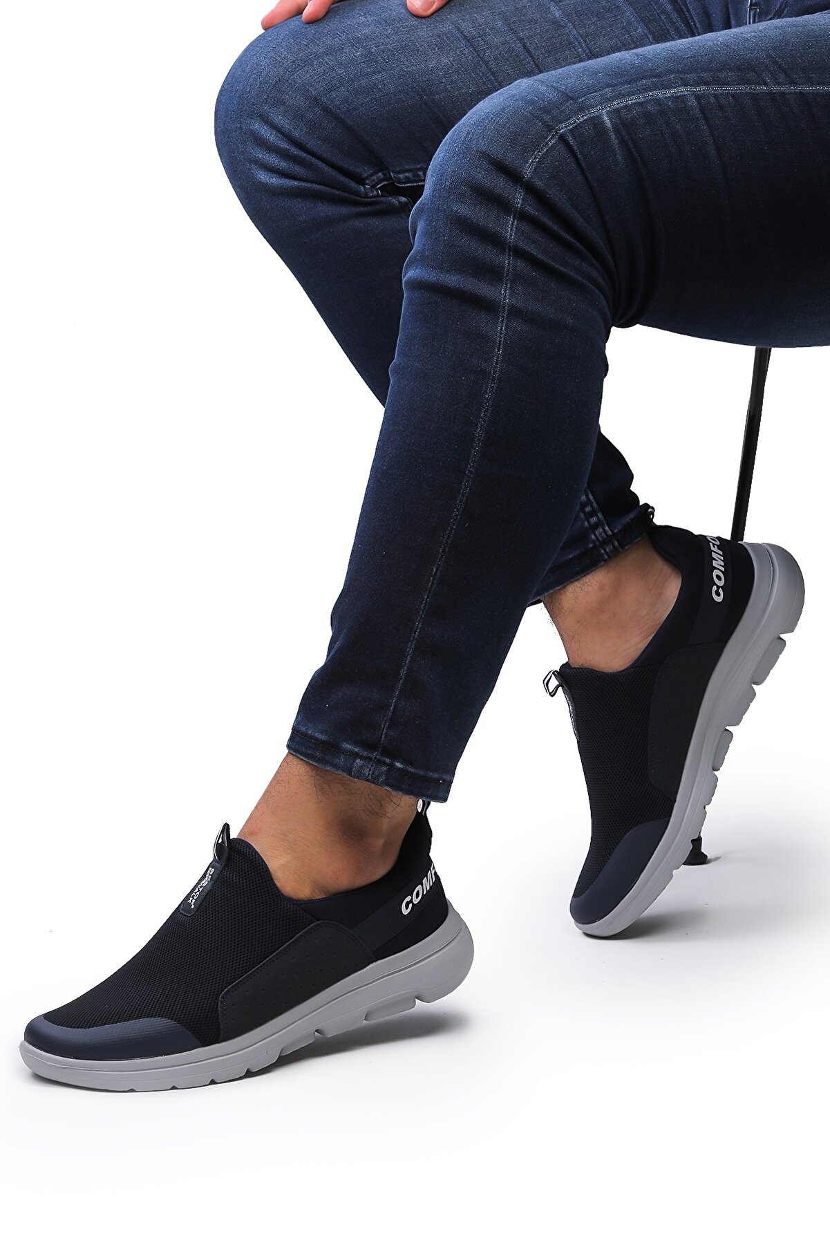 Freemax Unisex Ortopedik Spor Sneaker Ayakkabı Best Lacivert Buz