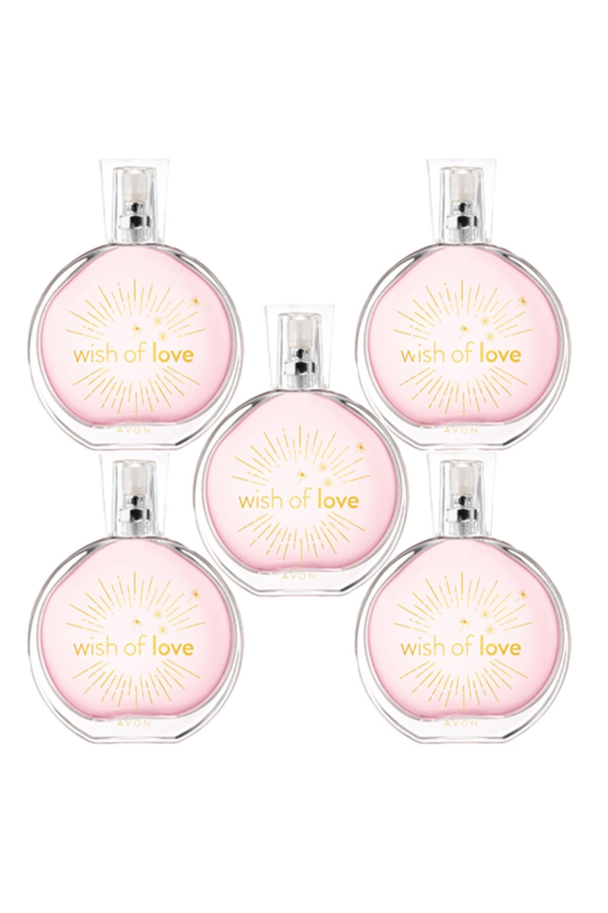 Avon Wish Of Love Edt 50 Ml Kadın - 5 Adet