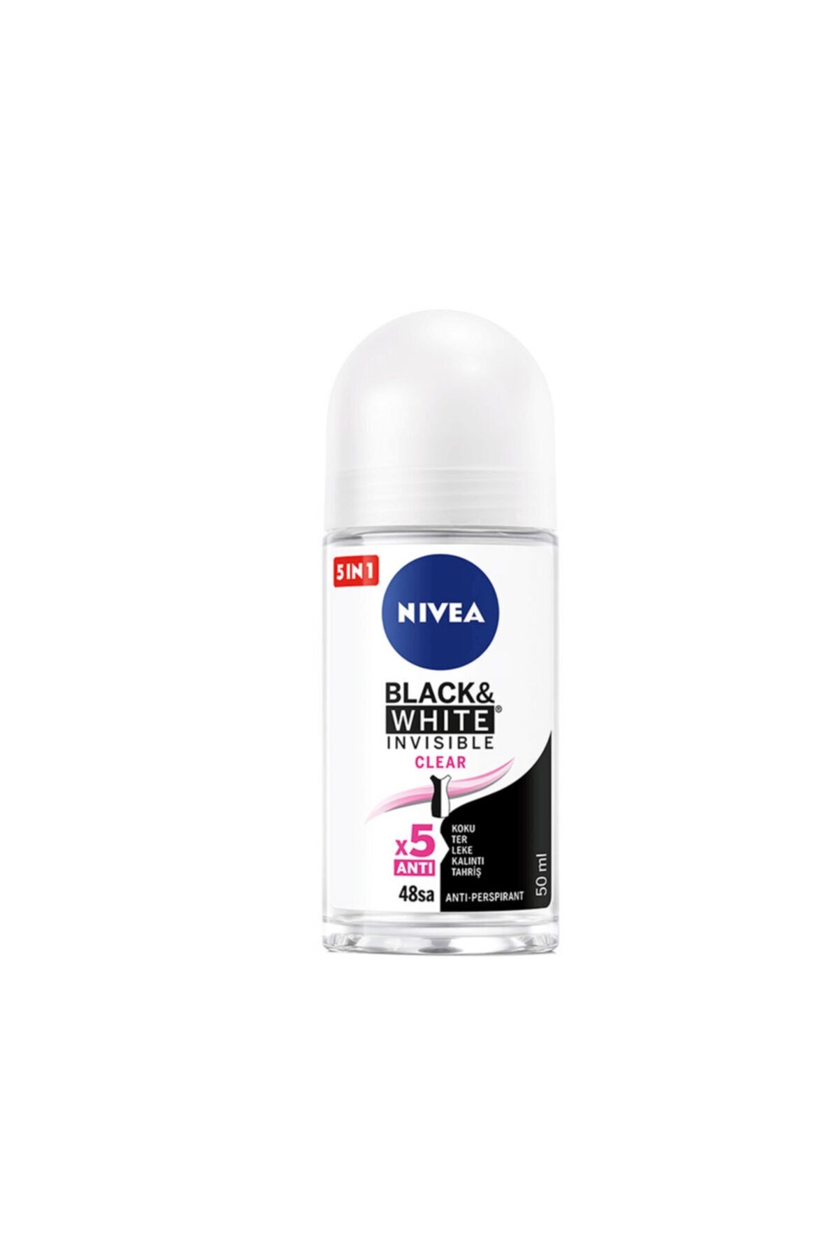 NIVEA Invisible Black And White Pure Kadın Roll-on 50 ml