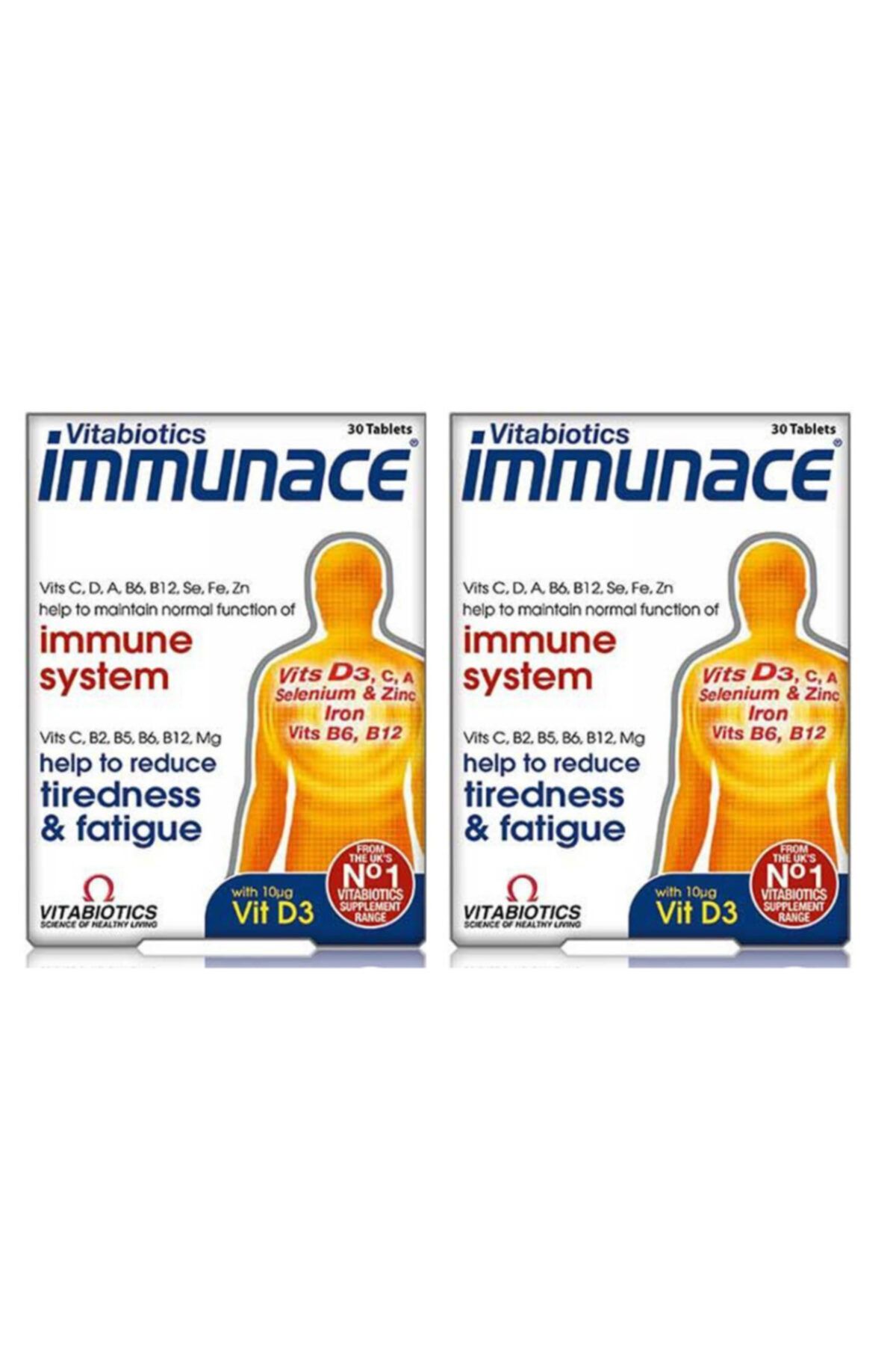 Immunace Vitabiotics Immunace Immune System 30 Tablet 2'li