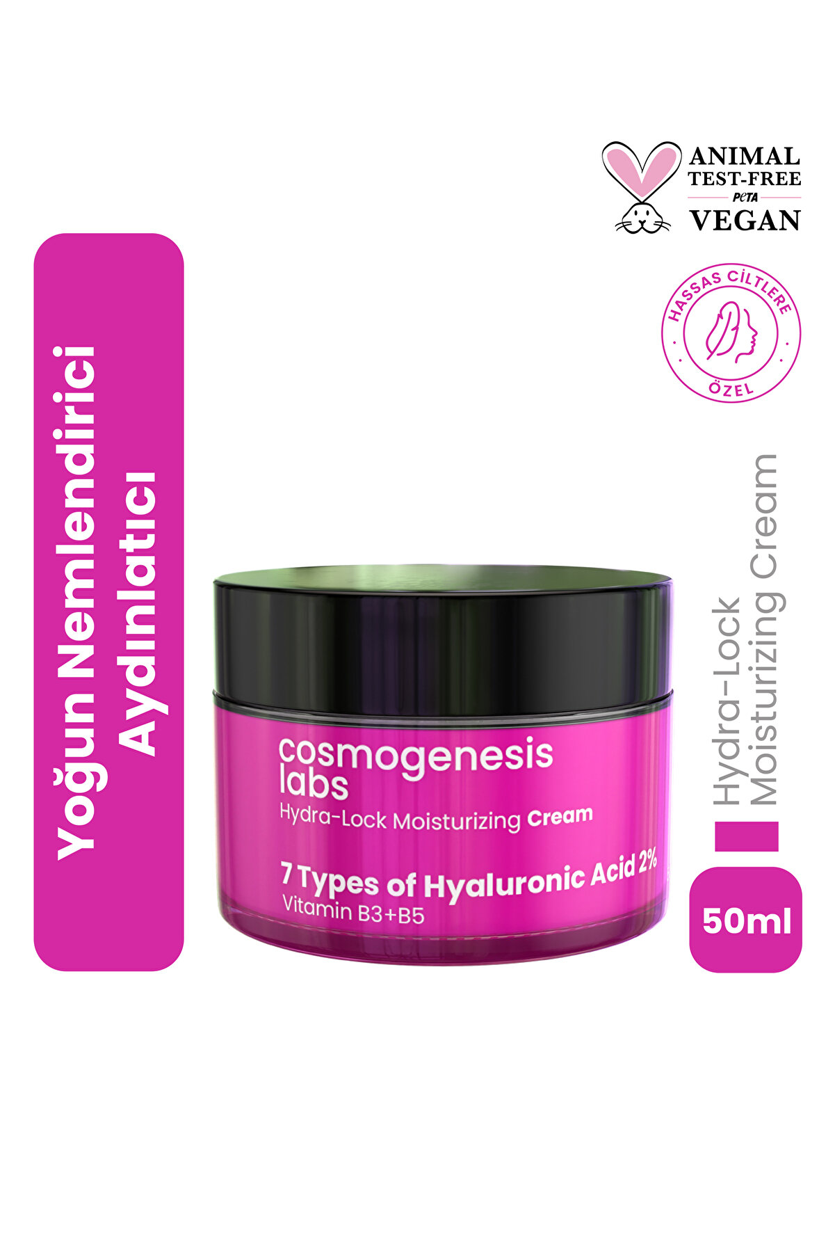 Cosmogenesis Labs Yoğun Nemlendirme Kremi 50ml - Hassas Ciltler İçin