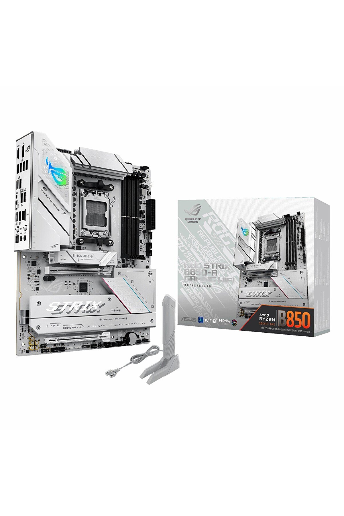 ROG Strix B850-A Gaming WiFi DDR5 (8000MHz)OC M.2 HDMI/DP/USB-C PCIe 5.0 AM5 ATX Anakart