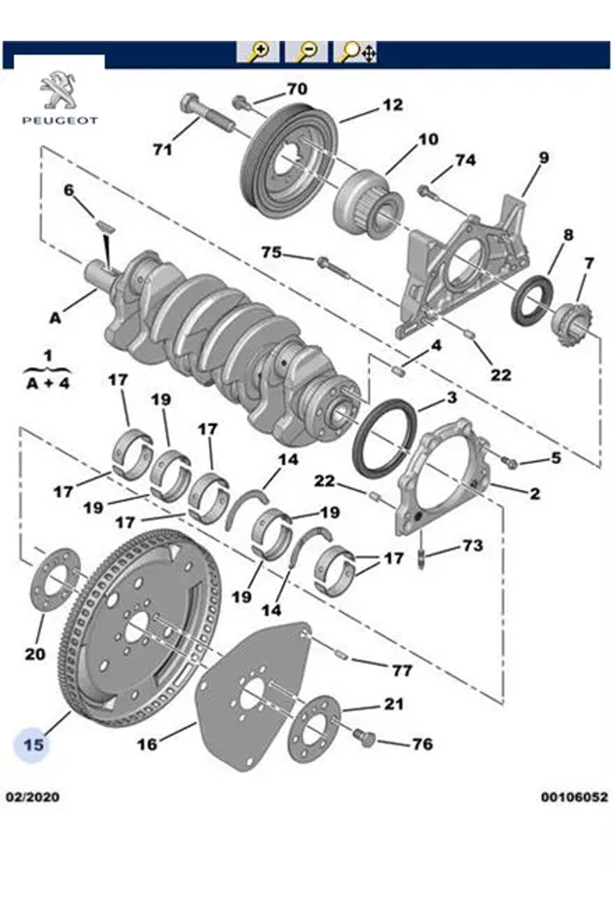 Volant Dişlisi 206 307 Al4 Otom Şanz 0535.92