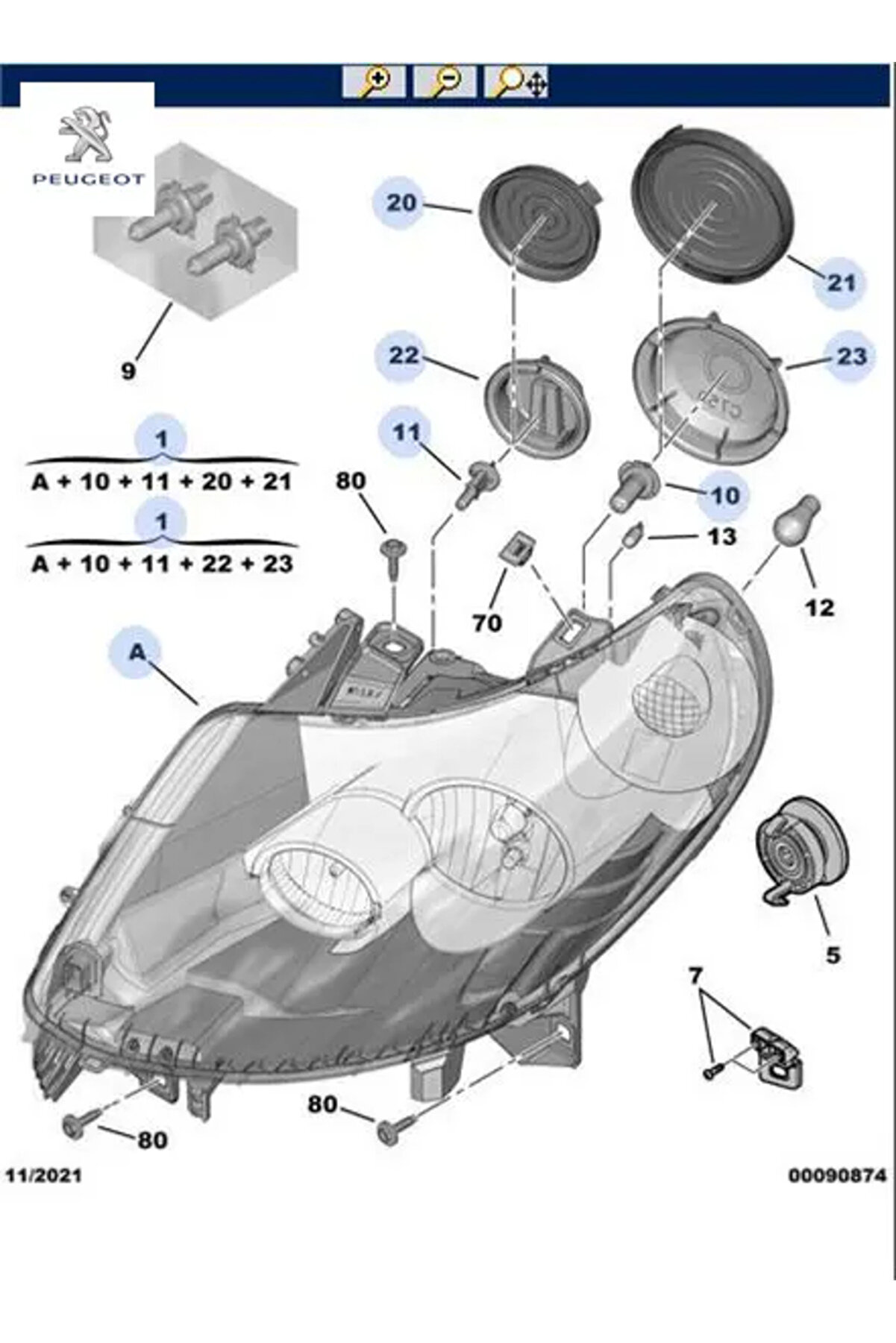 Far Sağ Boxer-jumper 06-> 6206.A5 PEUGEOT, FIAT, CITROEN 1606926880