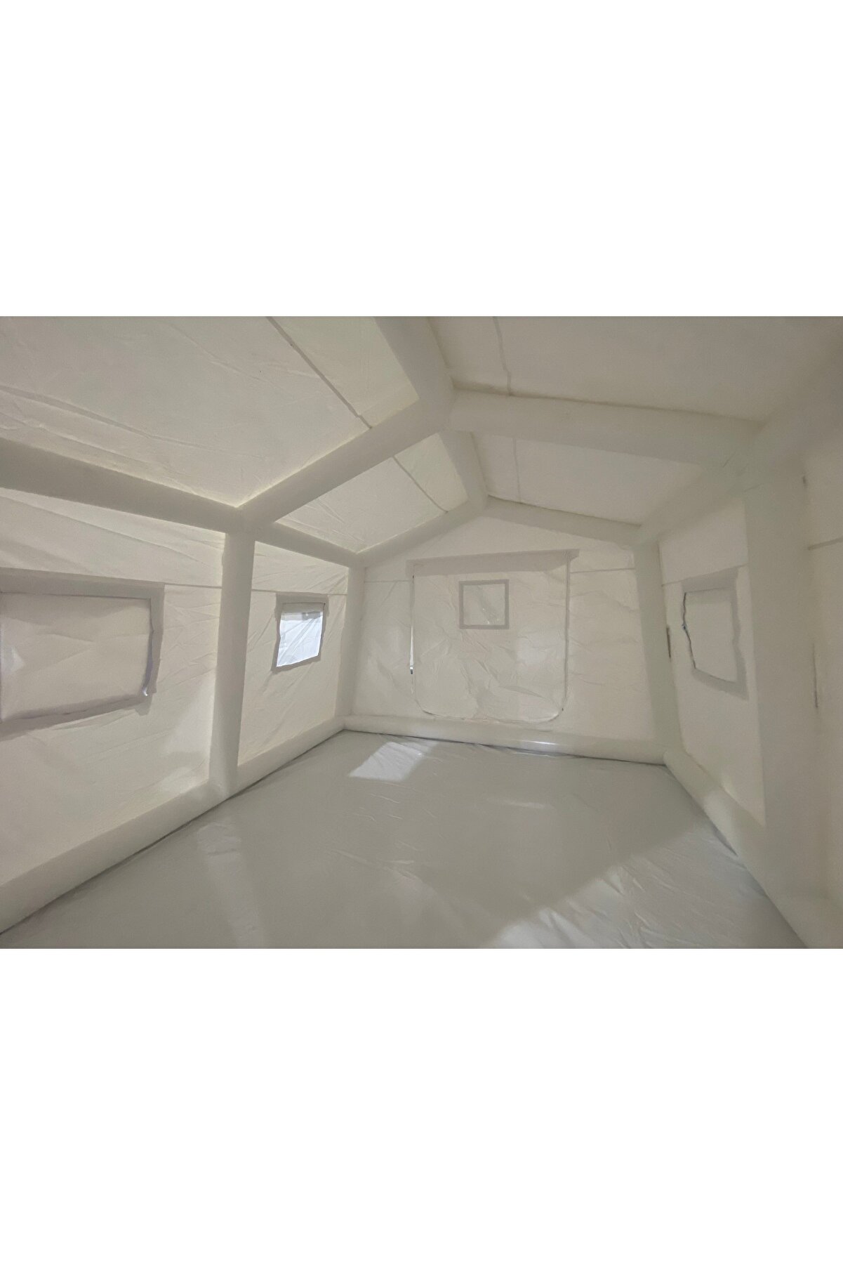 Yağmur 12 Kişilik 4 Mevsim Şişme Kamp Çadırı (2 Kapılı) 400x400x300