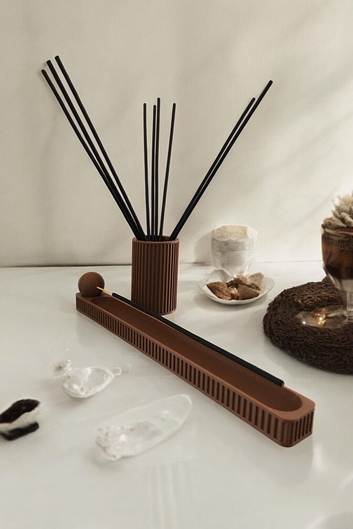 Ceatly Modern Dekoratif Tütsülük Seti - Elegant Ev Dekorasyonu