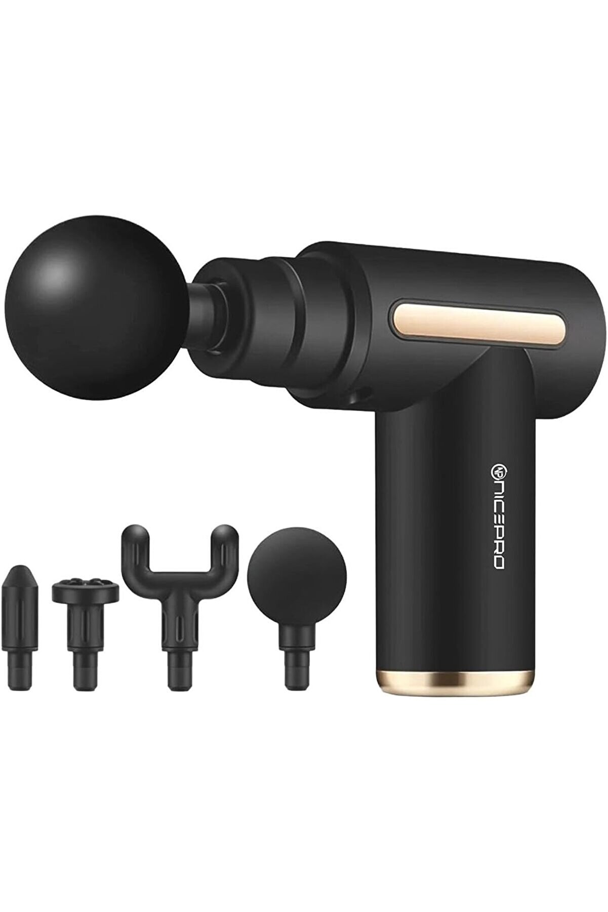 NPO NMJ6 4 Masaj Başlıklı 6 Seviyeli Mini Masaj Tabancası - 3800RPM