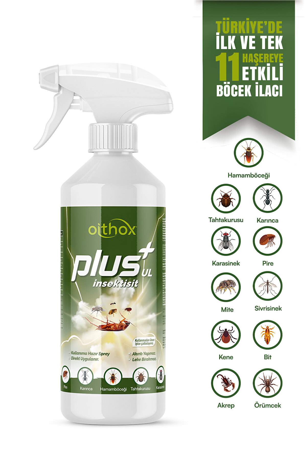 Oithox Plus Ul 500ml Hamam Böceği ve Kene İlaçları