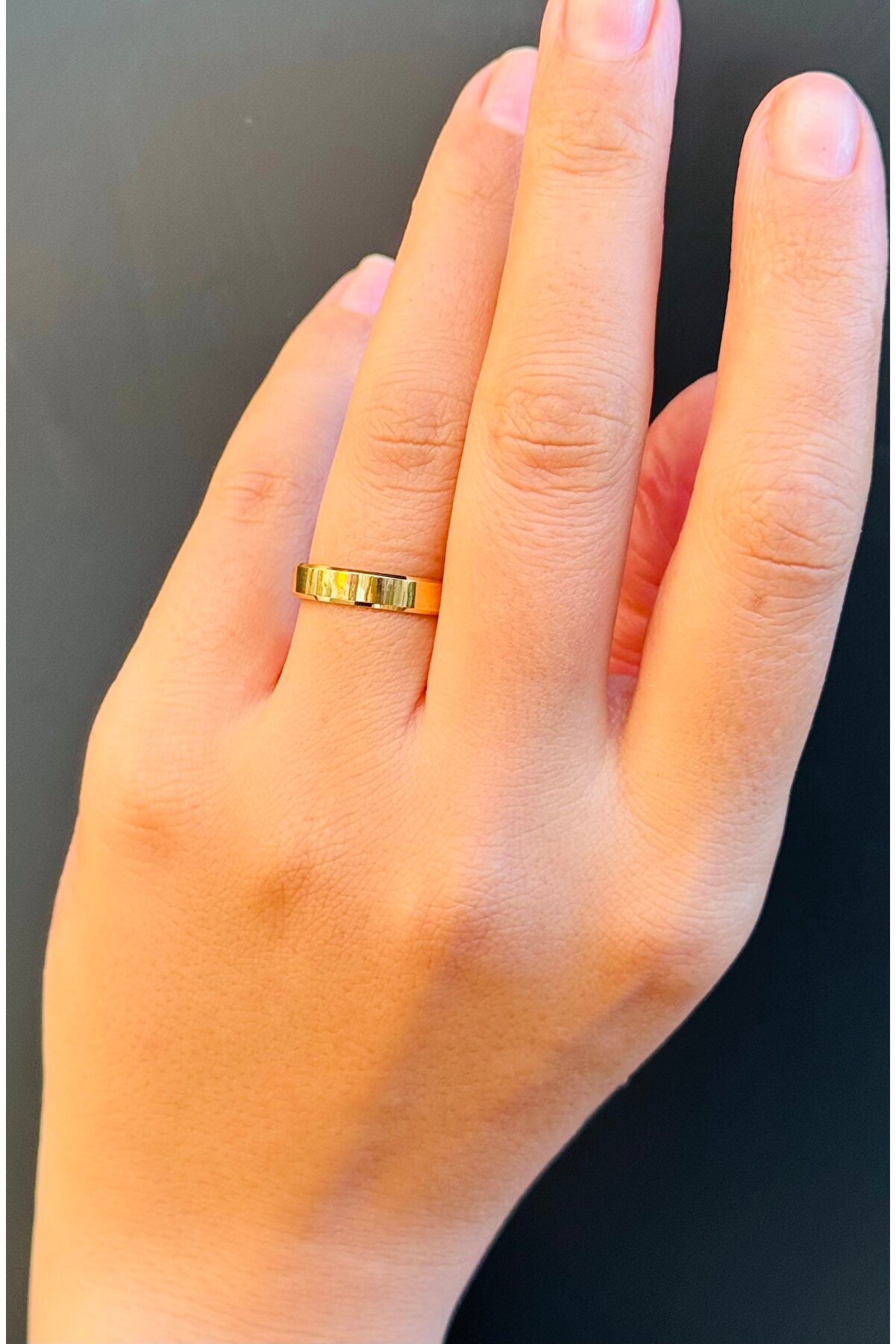 Uzundağ Kuyumculuk 14 Ayar Altın Lazer Kesim Alyans