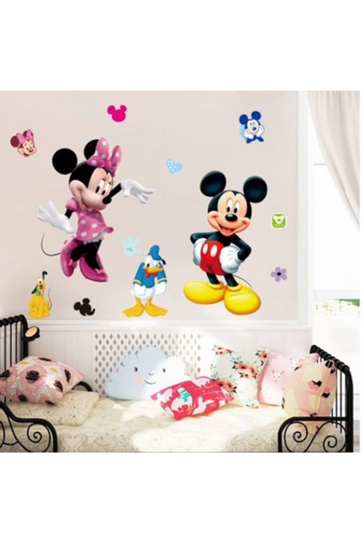 Kt Grup Mickey Mouse & Minnie Mouse Duvar Stickerler