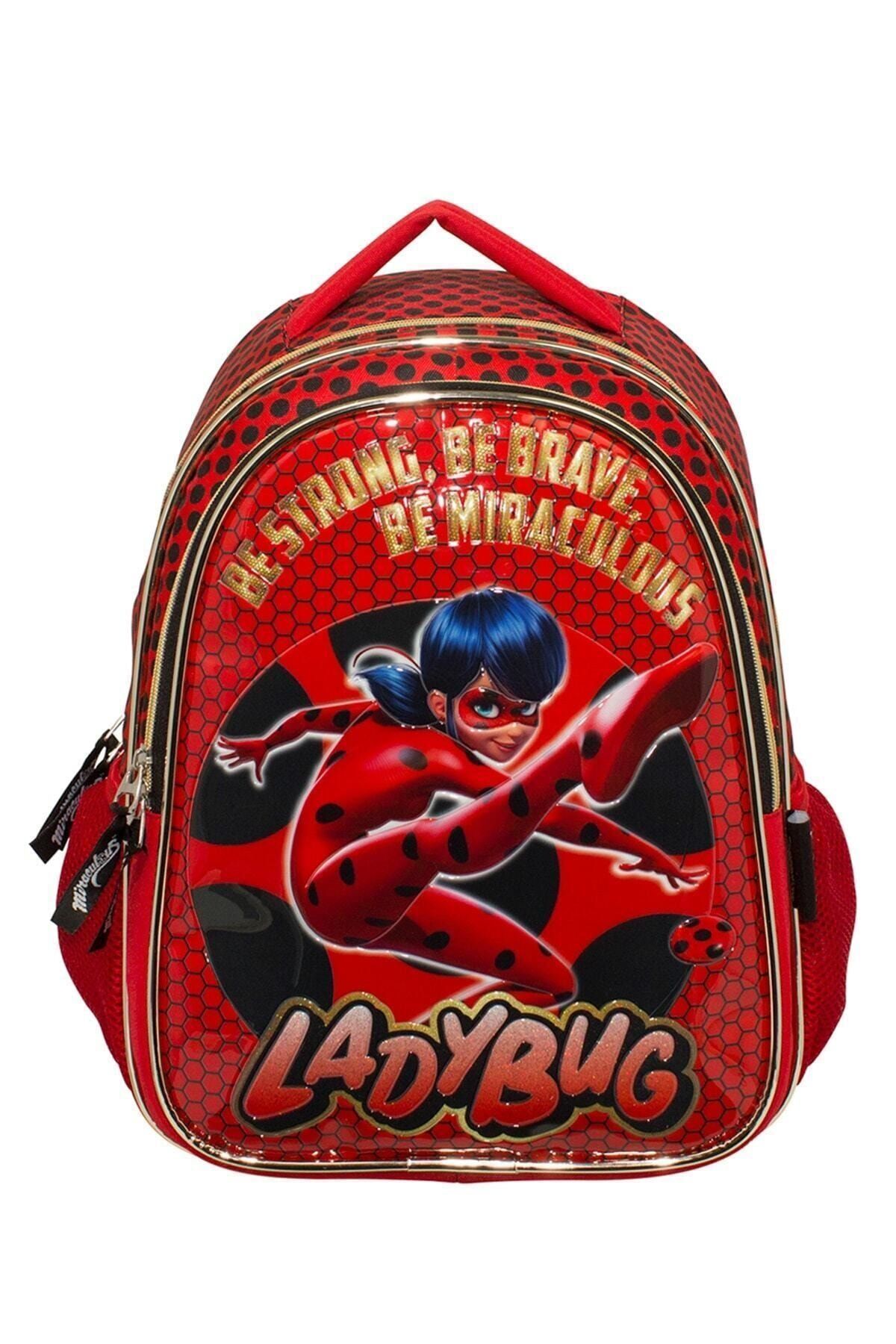 Miraculous Ladybug Kabartmalı İlkokul Kız Çocuk Sırt Çantası 2136