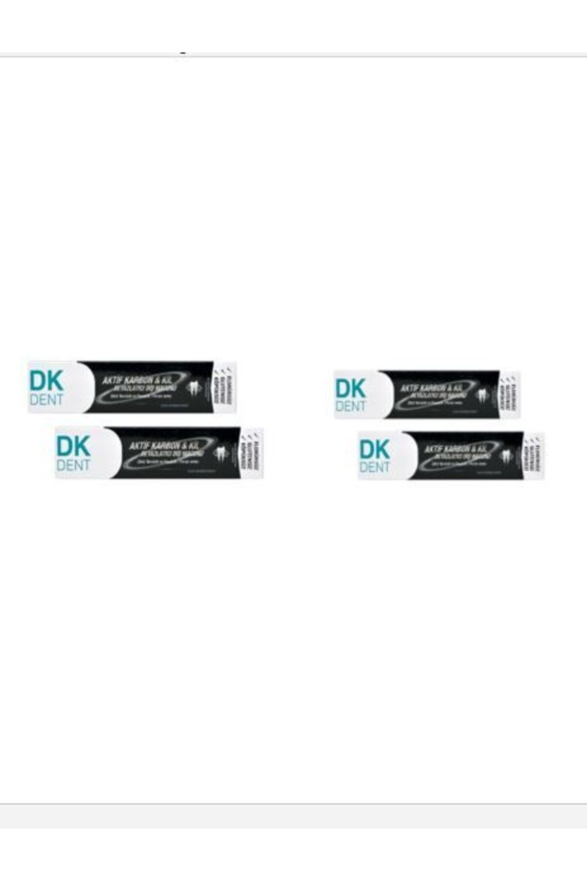 Dermokil Dk Dent Aktif Karbon Ve Kil Beyazlatıcı Diş Macunu 75 Ml X4 Adet