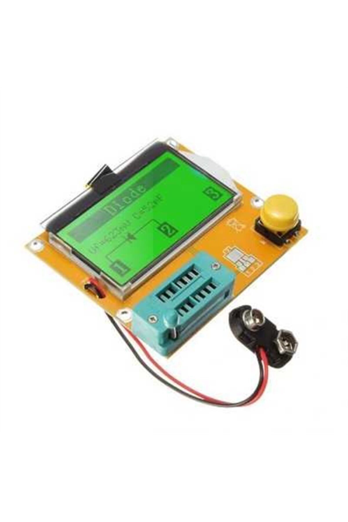 Arduino Lcr T4 Batarya, Buton, Transistor, Capacitor Grafiksel Test Cihazı