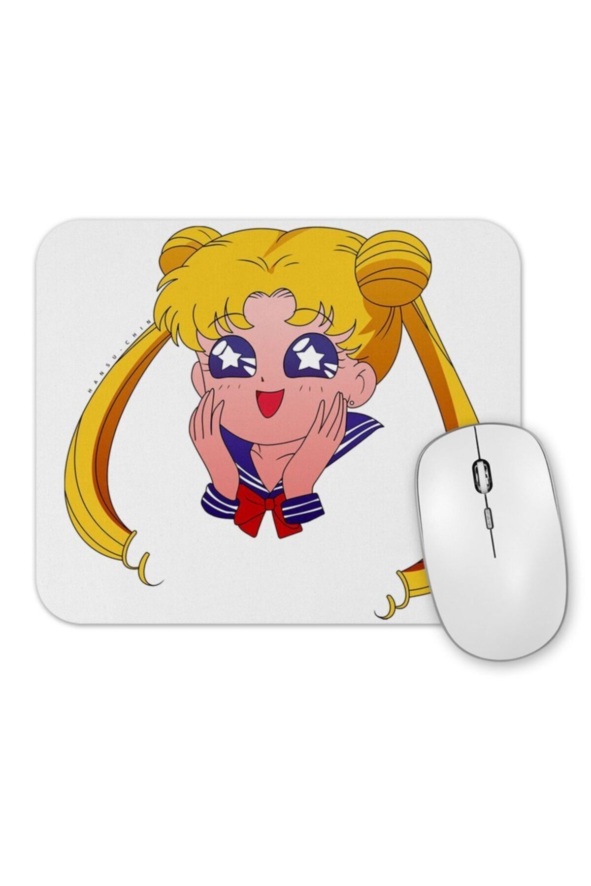 Baskı Dükkanı Articles Sailor Moon Happy Transparent Mouse Pad