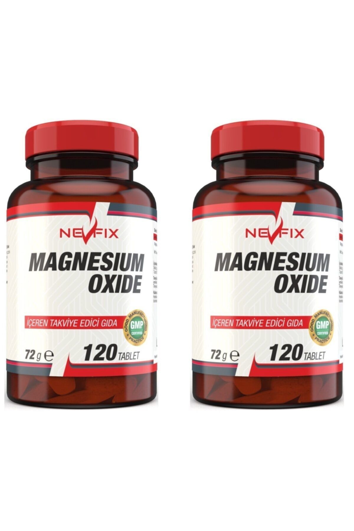 Nevfix Magnesium Oxide Magnezyum 250 Mg 120 Tablet X 2 Kutu