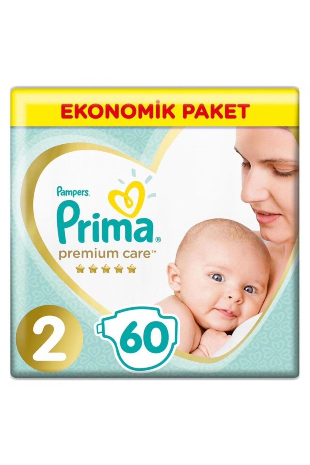 Prima Premium Care Bebek Bezi 2 Beden Mini 4-8 Kg 60lı Ekonomik Paket