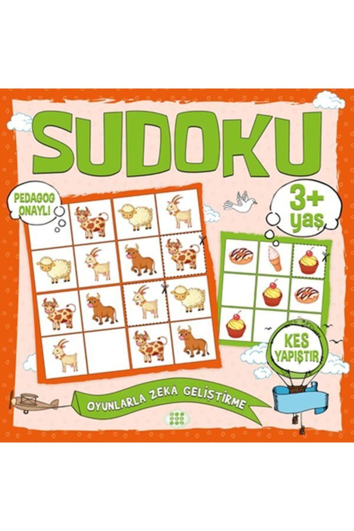 Dokuz Yayınları Çocuklar Için Sudoku Kes Yapıştır (3+ Yaş)