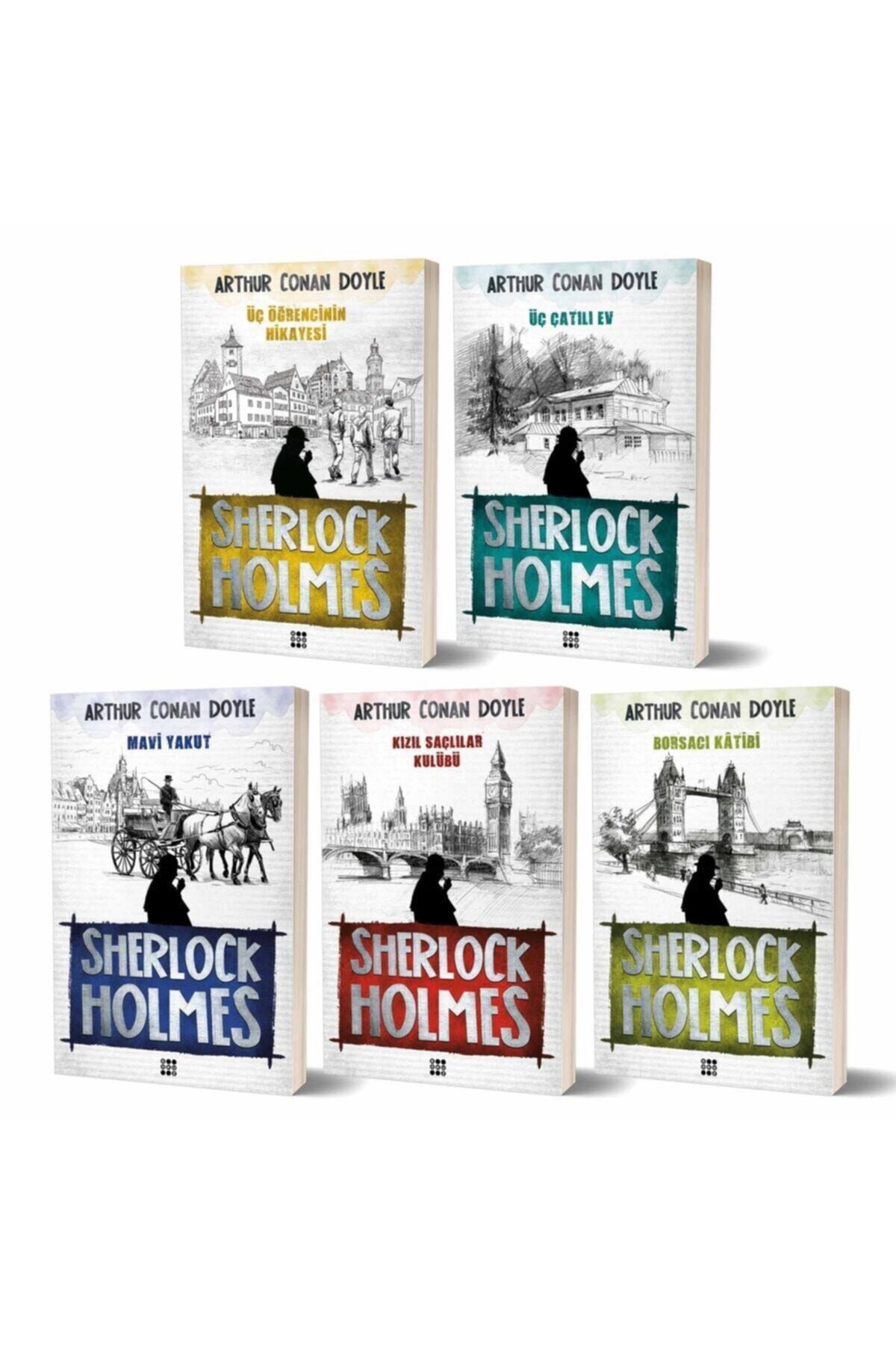 Dokuz Yayınları Sherlock Holmes 5 Kitap Set 1 Arthur Conan Doyle